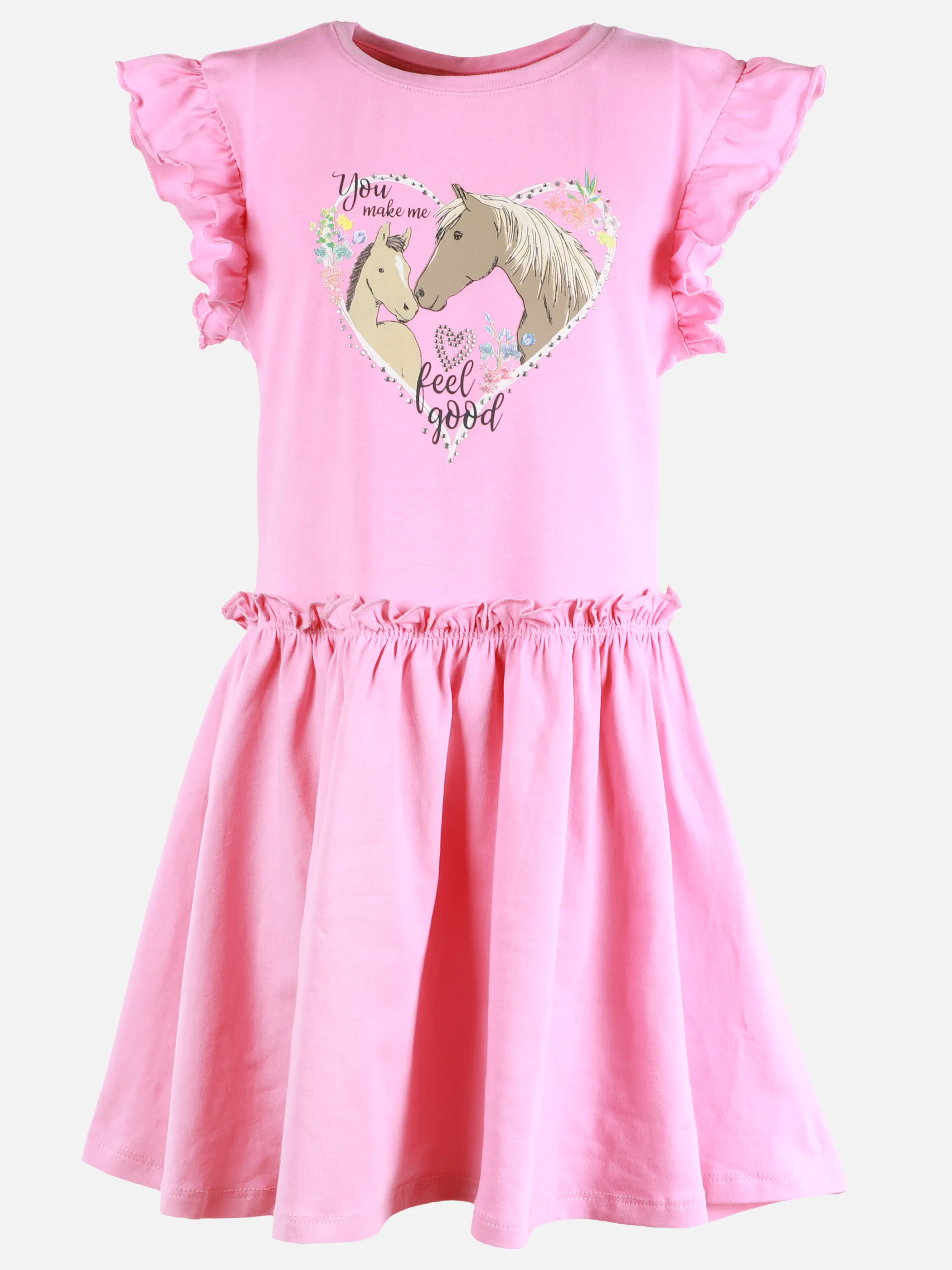 One Way MG Kleid mir Pferde print in rosebloom Rosa 922015 ROSA 1