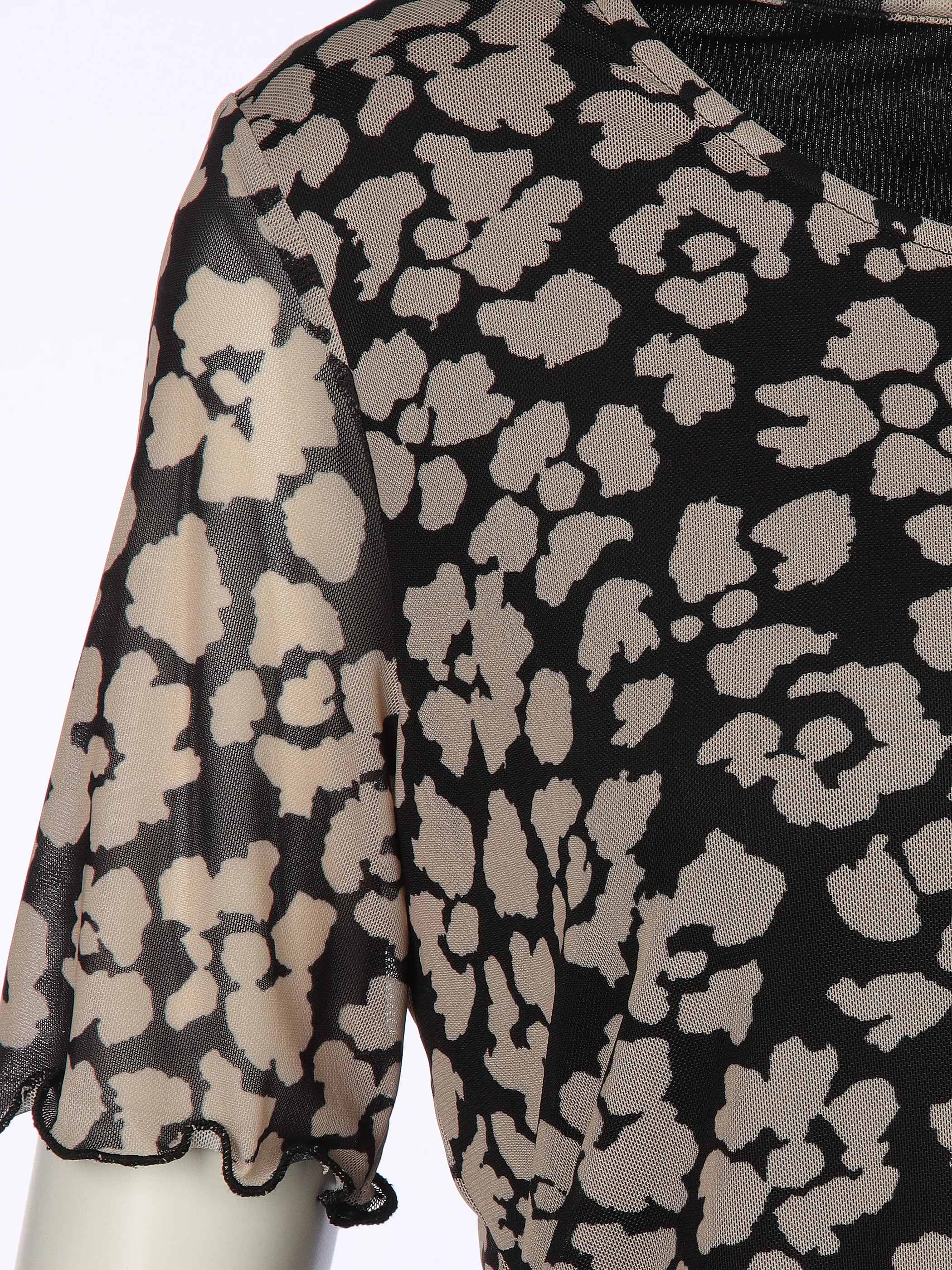 Lisa Tossa Da-Meshshirt m. Alloverprint Schwarz 894657 SWFRENCH 3 Lisa Tossa Da-Meshshirt m. Alloverprint Schwarz 894657 SWFRENCH 3