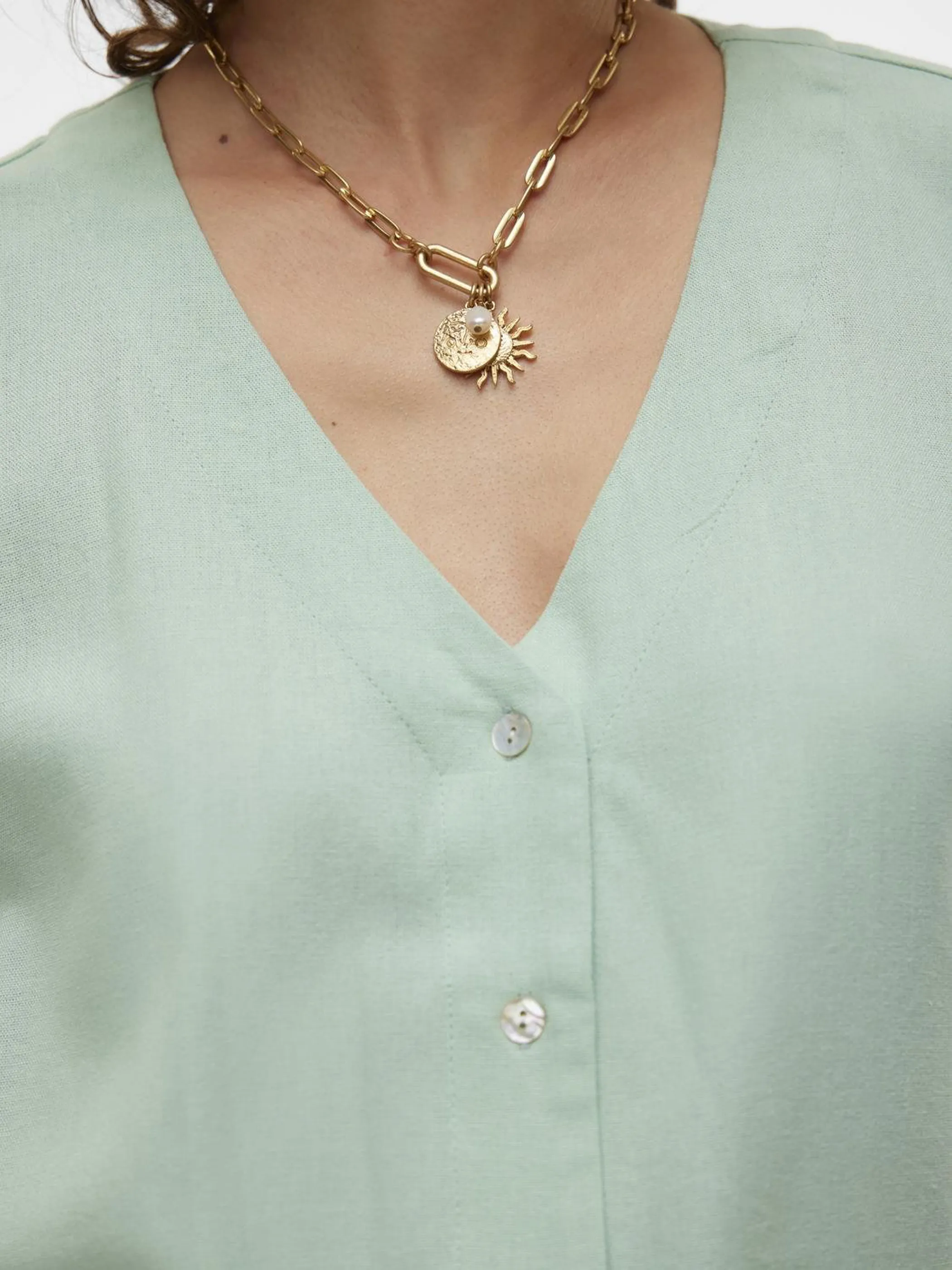 Vero Moda 10279696 VMJESMILO 2/4 SHIRT W Grün 875221 267775 3 Vero Moda 10279696 VMJESMILO 2/4 SHIRT W Grün 875221 267775 3