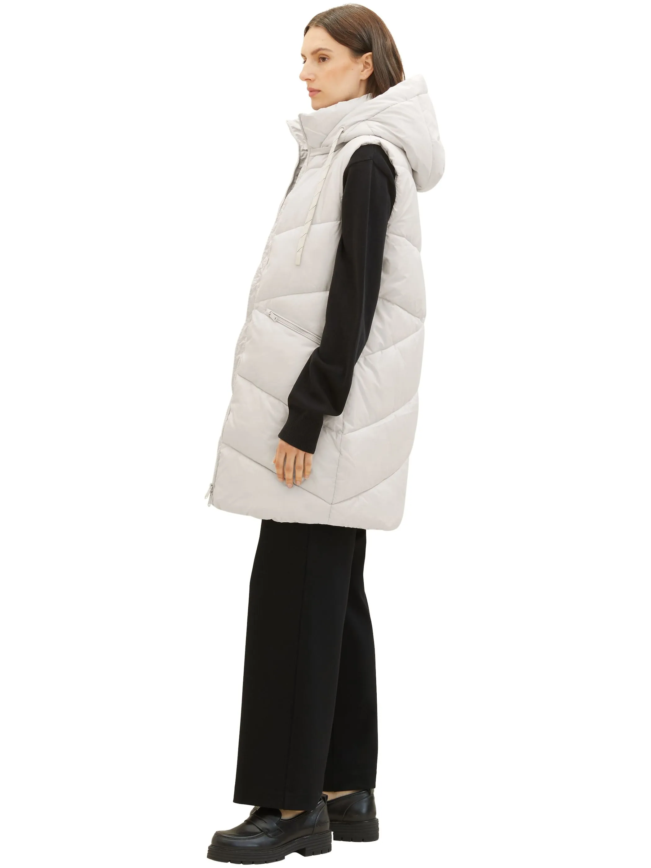 Tom Tailor 1037562 long modern vest Beige 883870 16339 Tom Tailor 1037562 long modern vest Beige 883870 16339