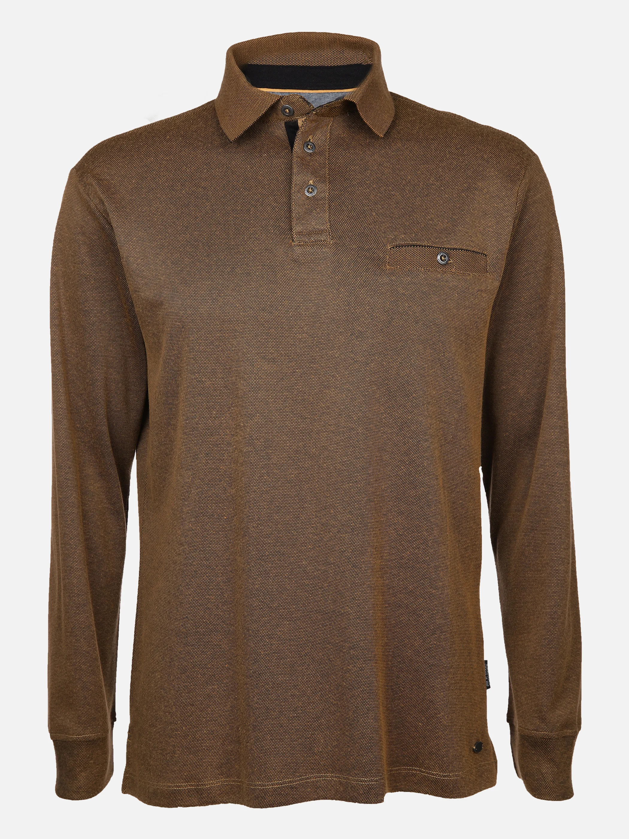Jim Spencer He. Poloshirt 1/1 Arm Jacquard Gelb 866258 GOLD 1 Jim Spencer He. Poloshirt 1/1 Arm Jacquard Gelb 866258 GOLD 1