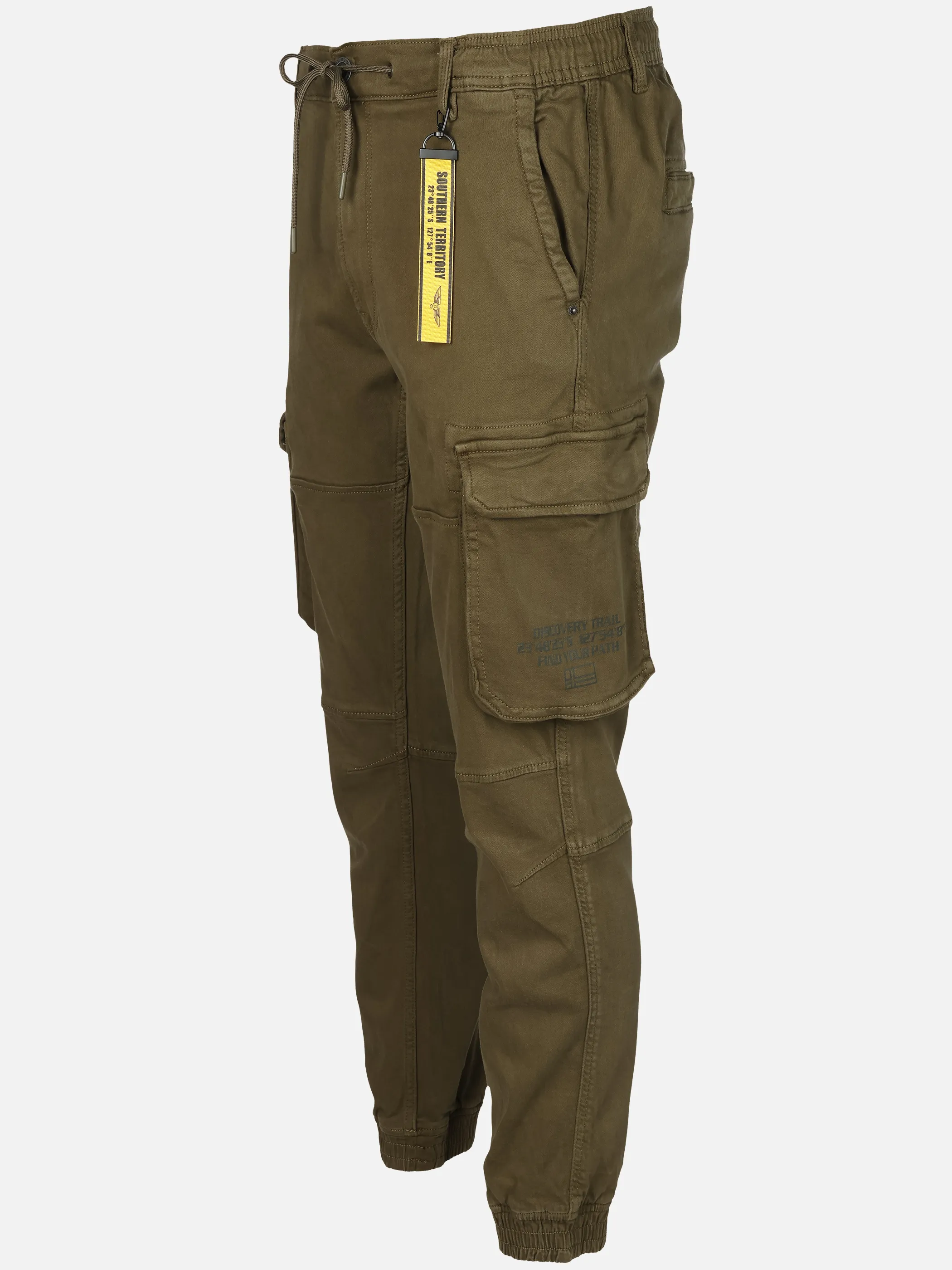 Southern Territory He. Jogg-Cargohose Schlupfbund Oliv 932403 OLIVE 3