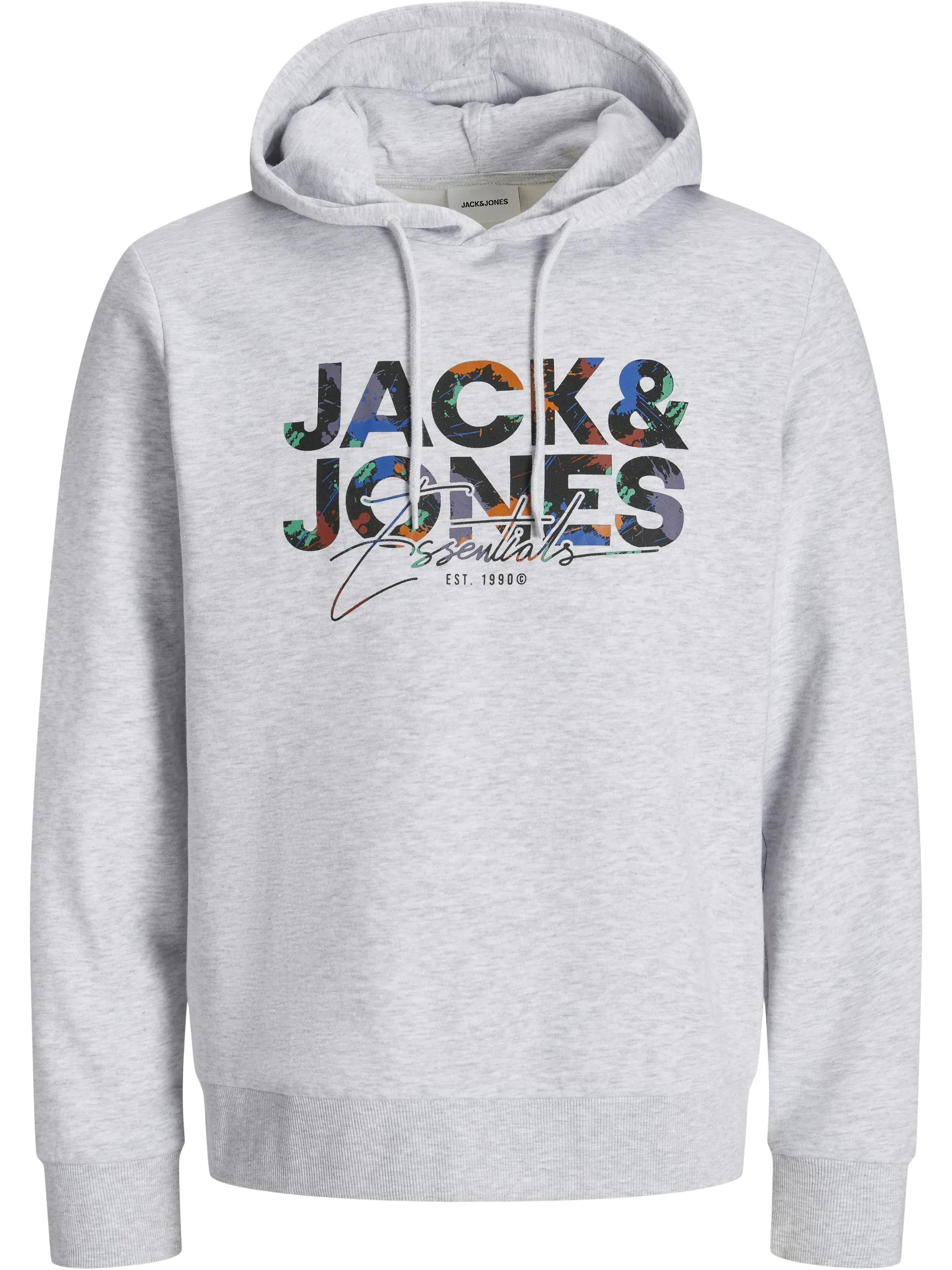Jack Jones 12279119 JJGEPLAS SWEAT HOOD Weiß 913159 200349 1
