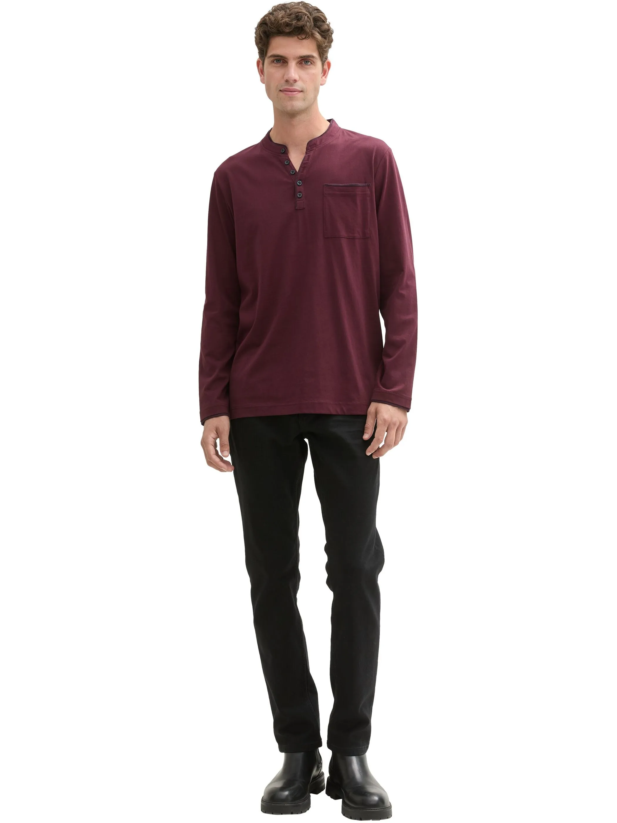 Tom Tailor 1044033 detailed serafino Rot 903298 10341 4