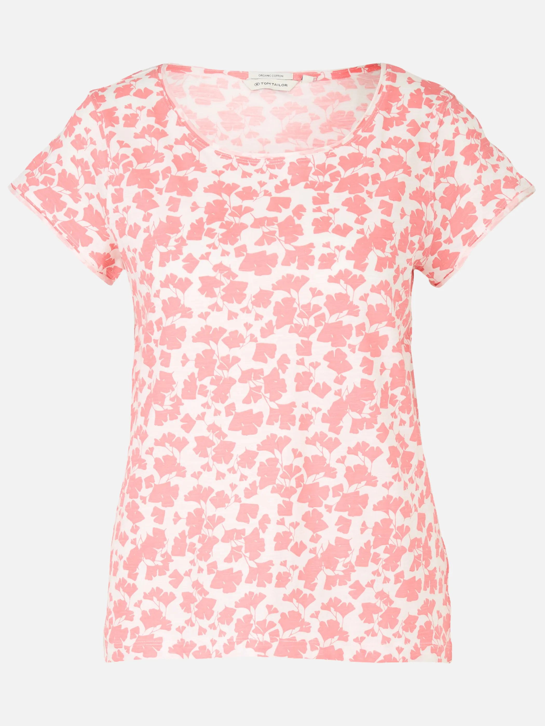 Tom Tailor 1050423 NOS T-shirt slub jersey wide crew Rot 922033 39953 3