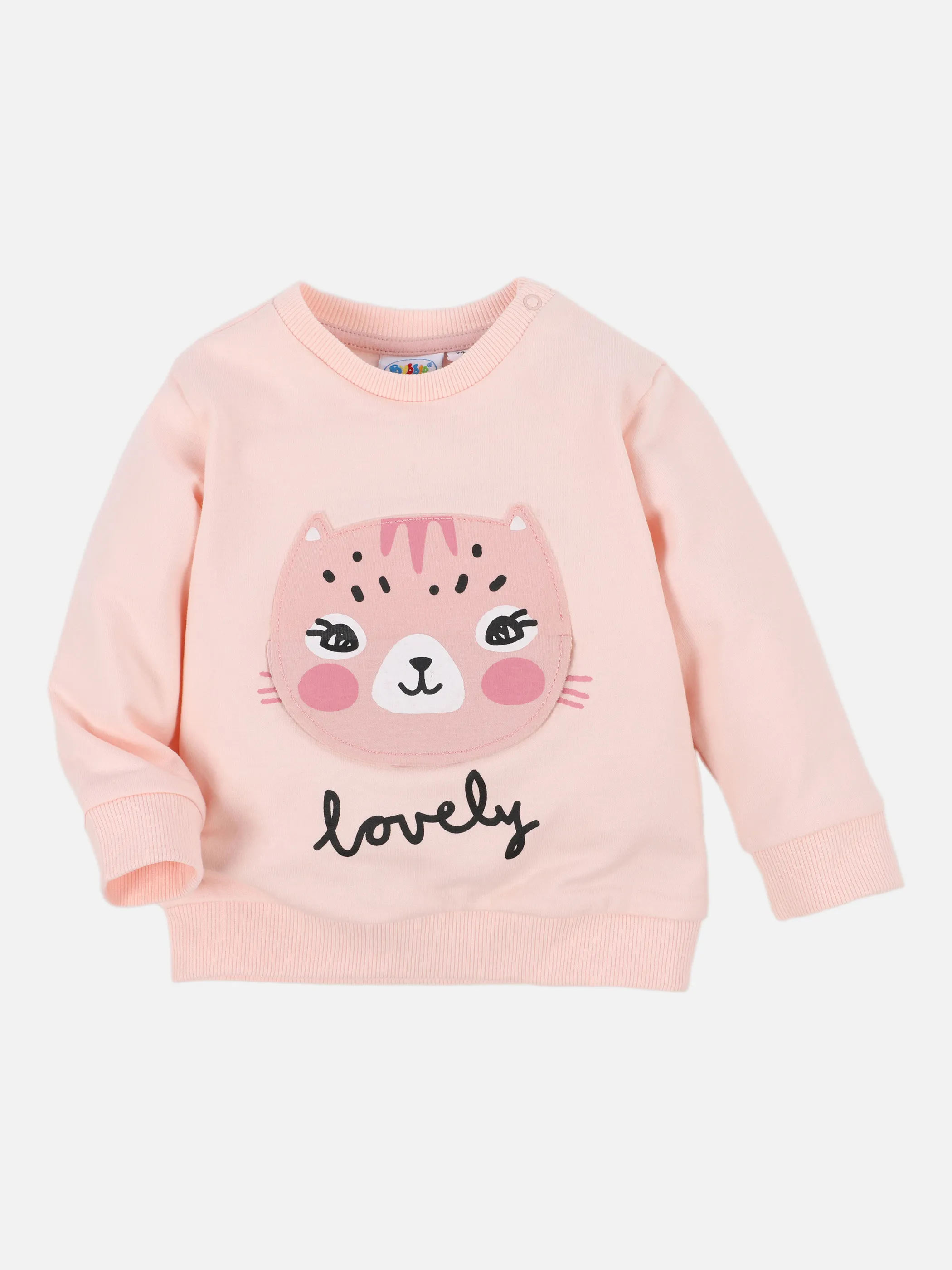 Bubble Gum BG Sweater in rose/beige mit Weiß 868441 BEIGE 1 Bubble Gum BG Sweater in rose/beige mit Weiß 868441 BEIGE 1