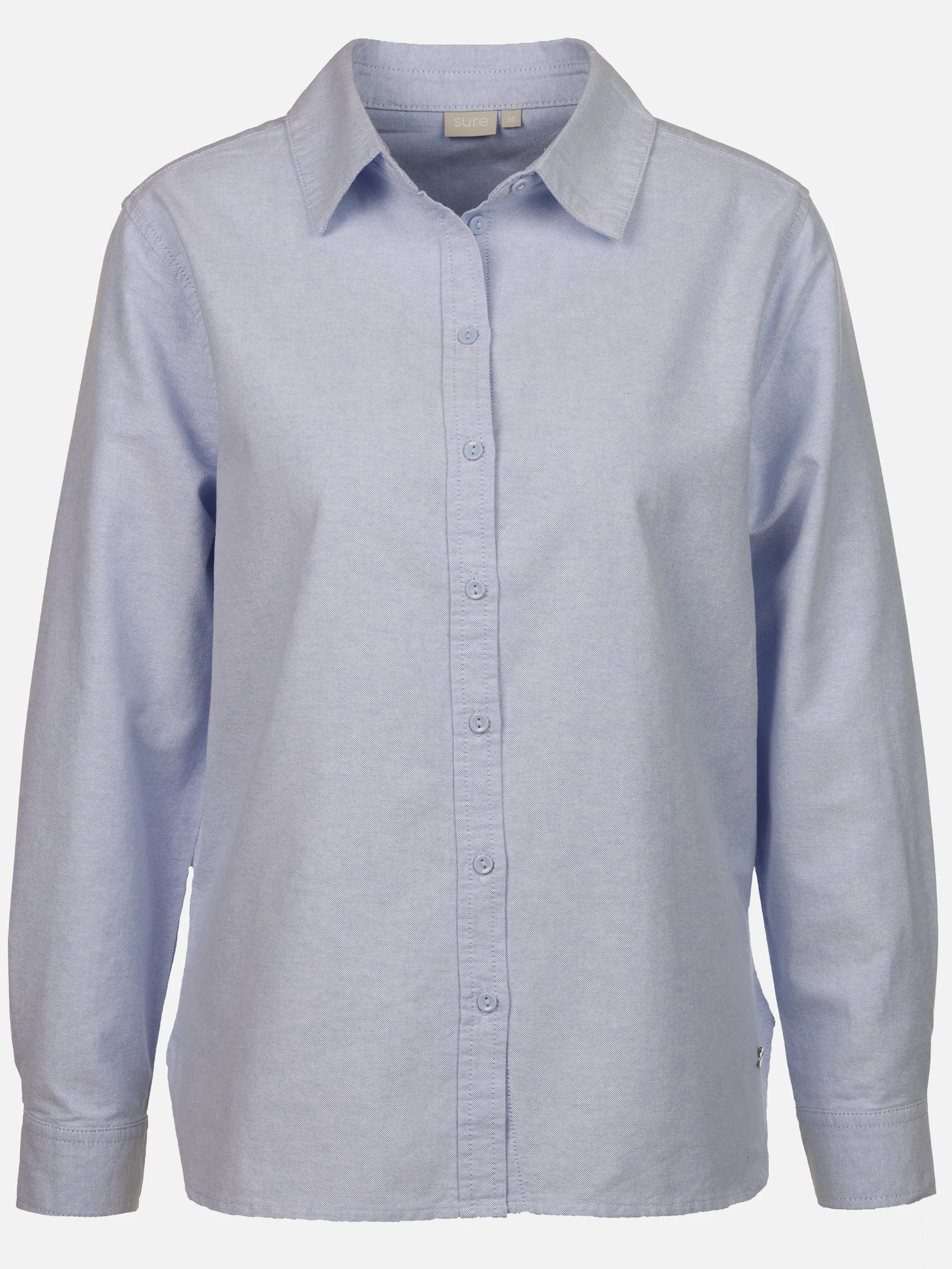 Sure Da-Bluse m. Kentkragen Blau 928981 BLAU 1