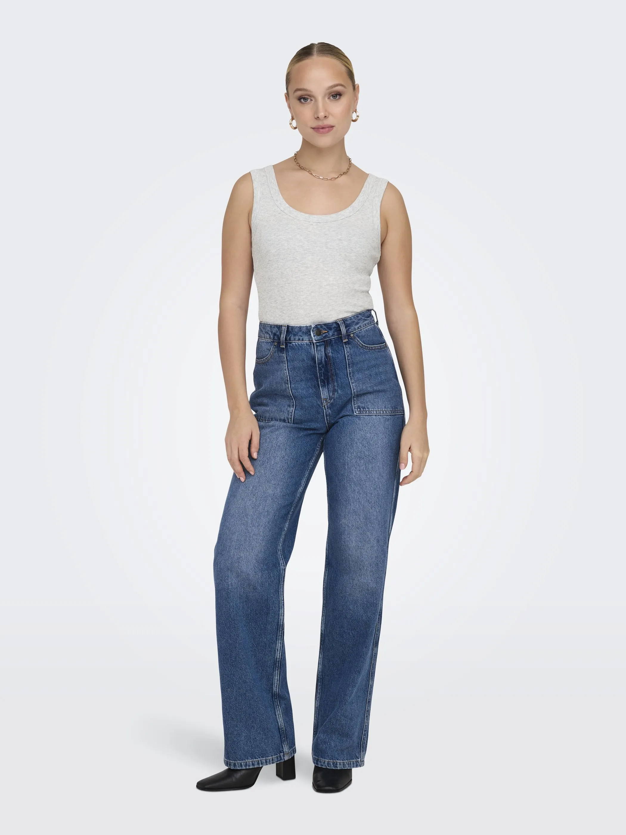 Only 15353650 ONLEASY S/L TANK TOP Grau 907098 179073 4 Only 15353650 ONLEASY S/L TANK TOP Grau 907098 179073 4