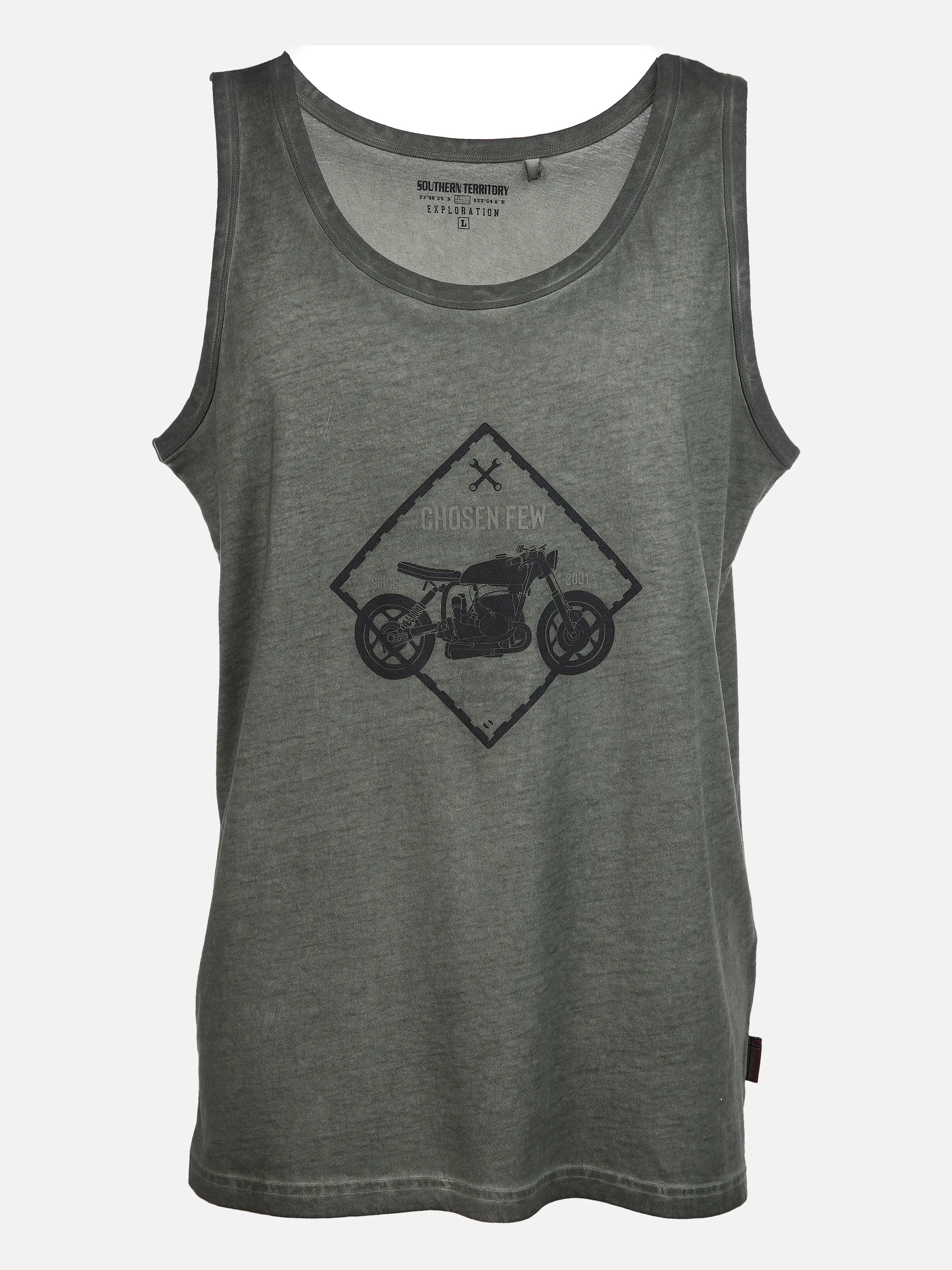 Southern Territory He. Tank Top washer Druck Grün 852918 OLIVE 1