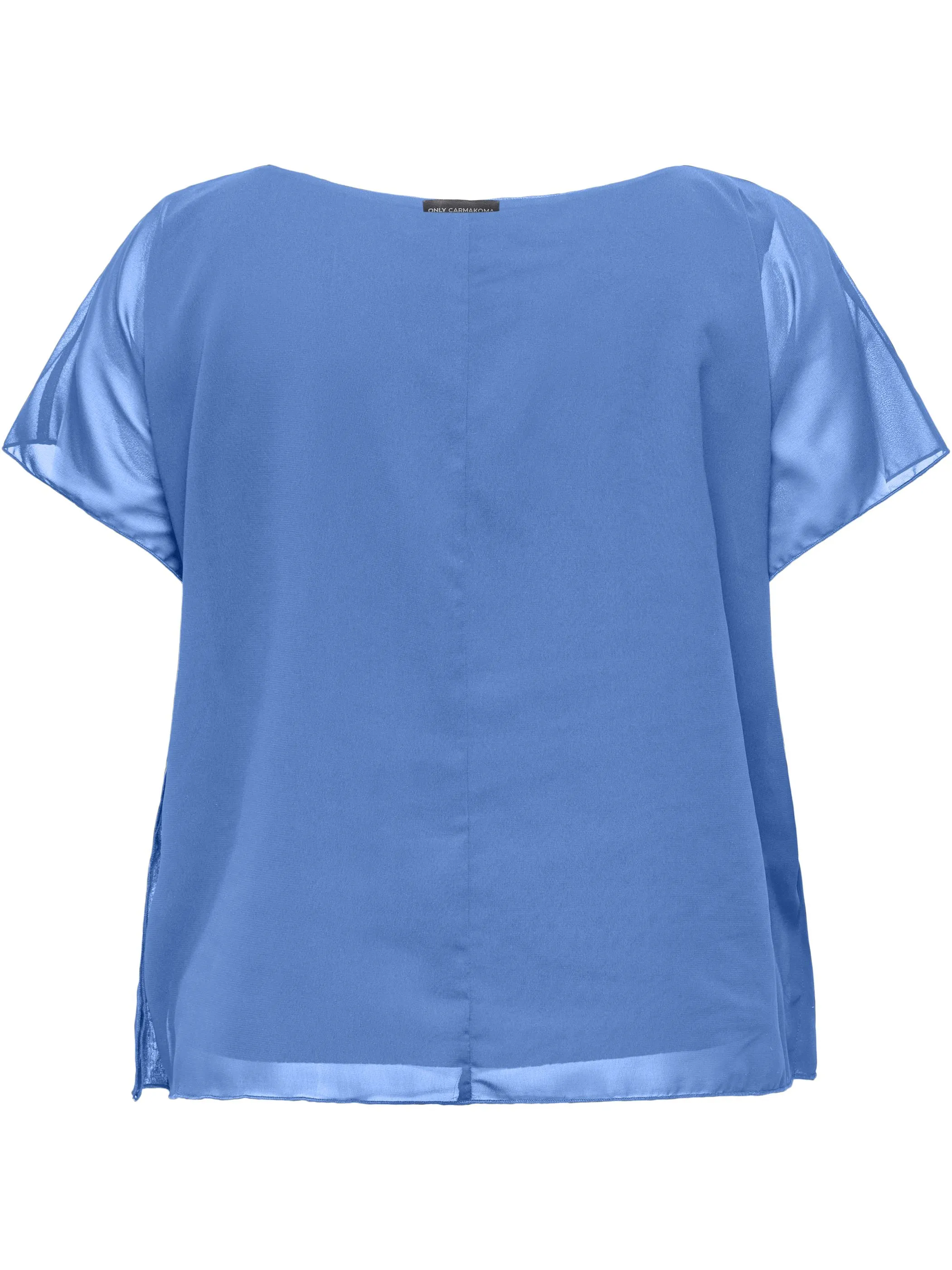 Only Carmakoma 15365535 CARCOKO SS O-NECK TOP Blau 918028 177937 2