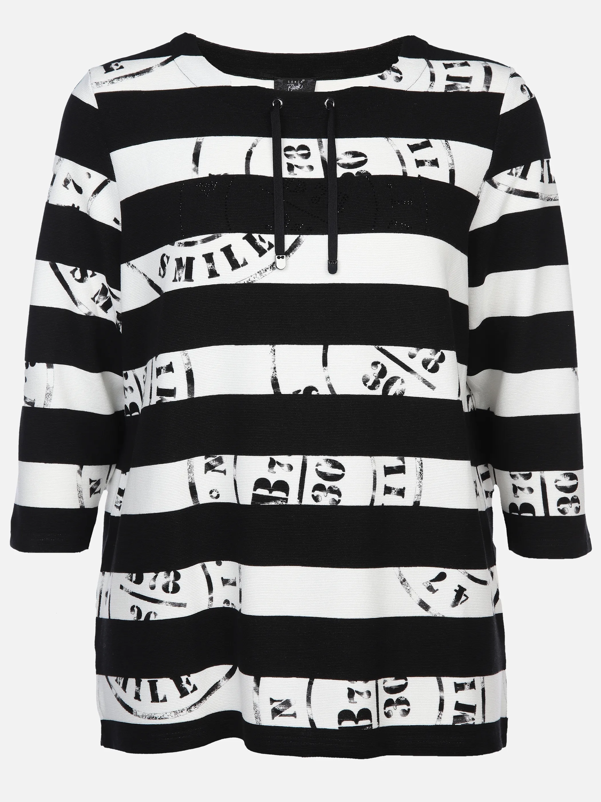 Sonja Blank Da-gr.Gr. Sweatshirt m. Druck Weiß 900444 OFFW/SW 1