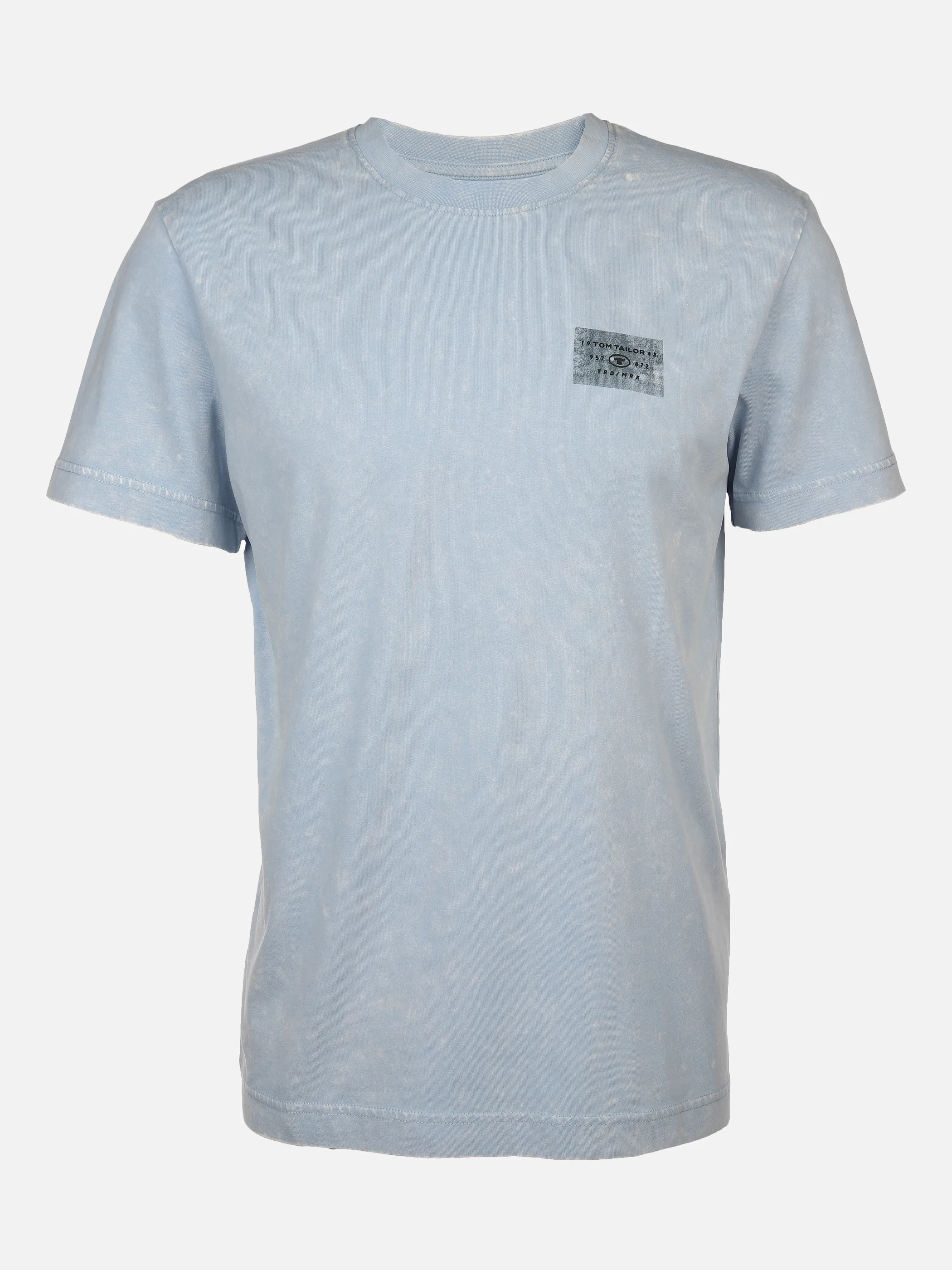 Tom Tailor 1036431 washed t-shirt with print Blau 880536 26320 1