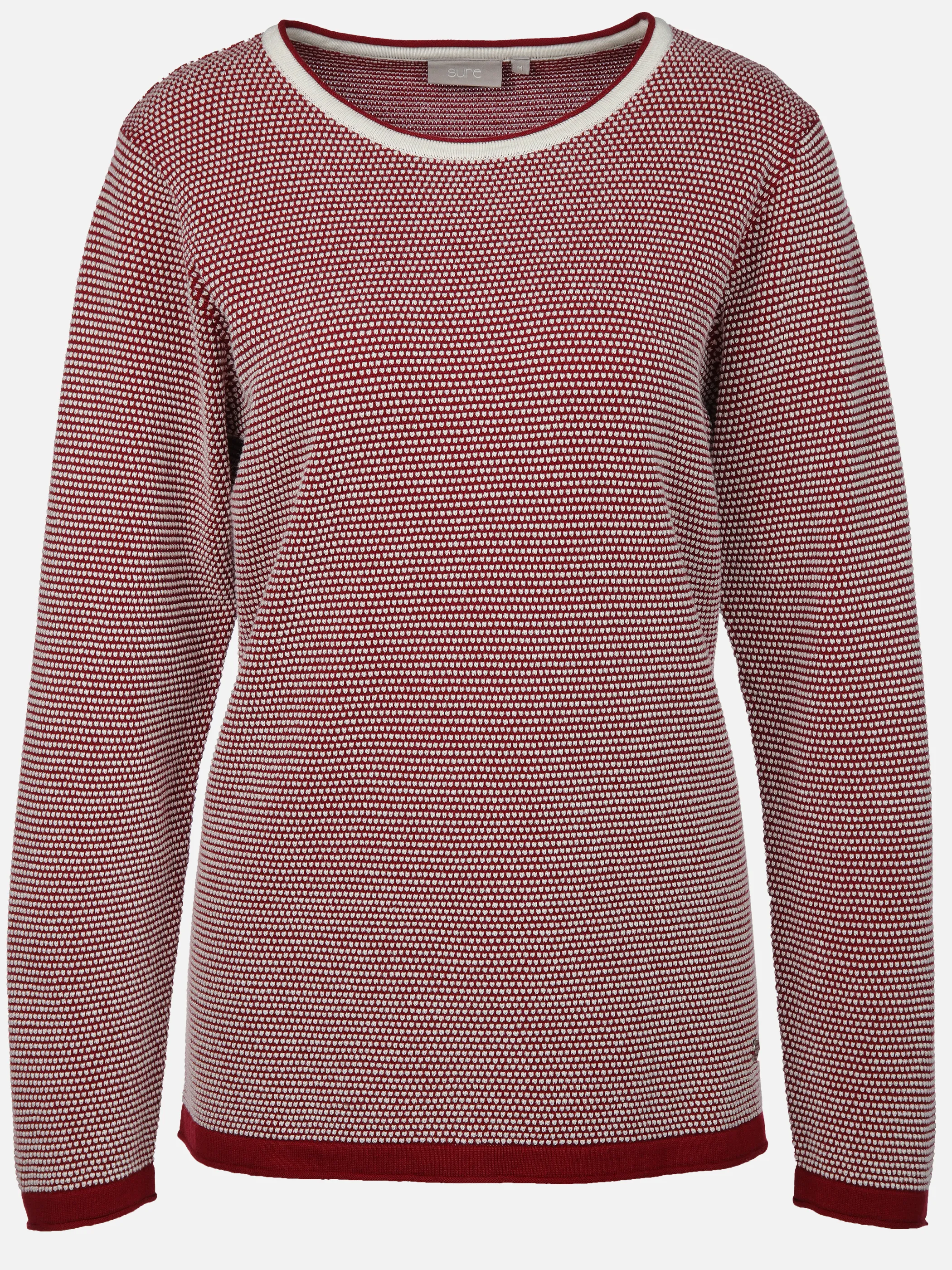 Sure Da-Strukturpullover "Eagle Eye Rot 912696 RED 1
