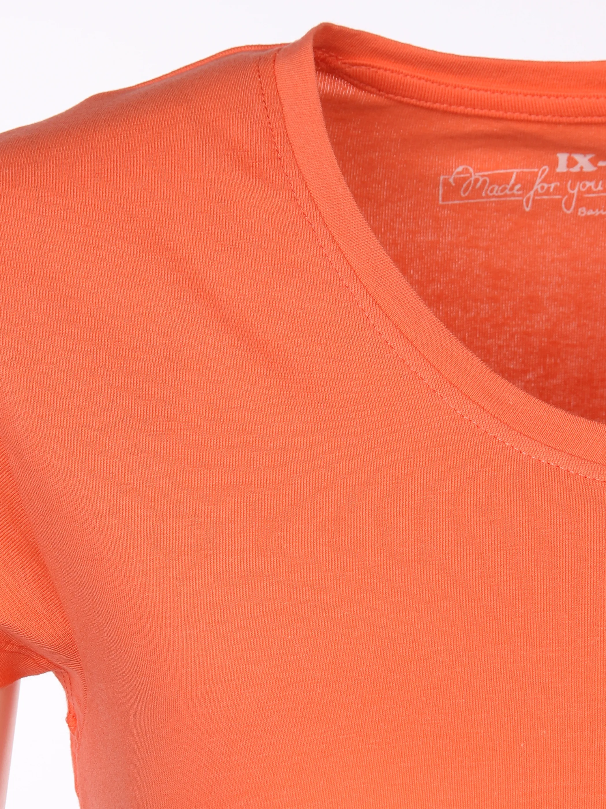 IX-O YF-Da-T-Shirt, Basic Rot 873779 LIVING COR 3