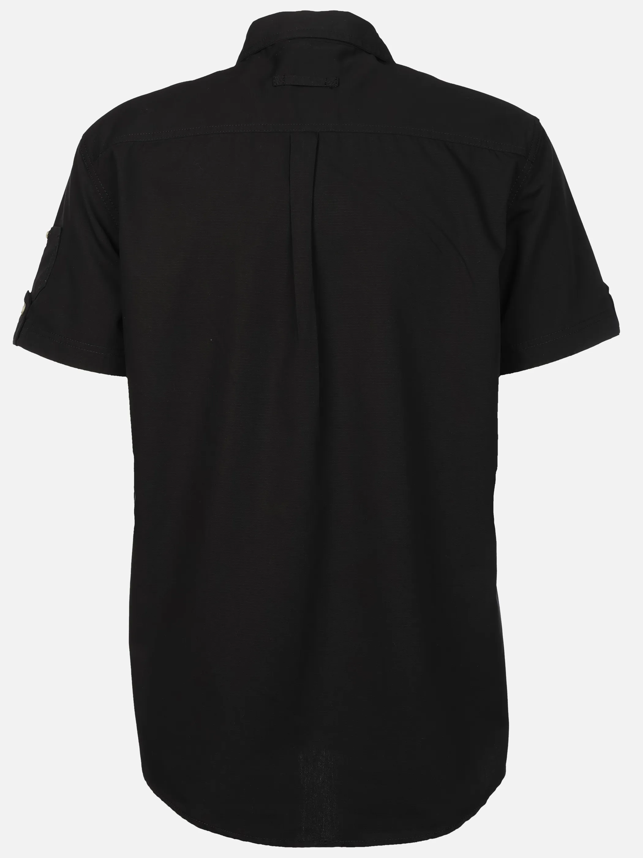 Worker He. Multitaschenhemd 1/2 Arm Schwarz 908352 BLACK 2