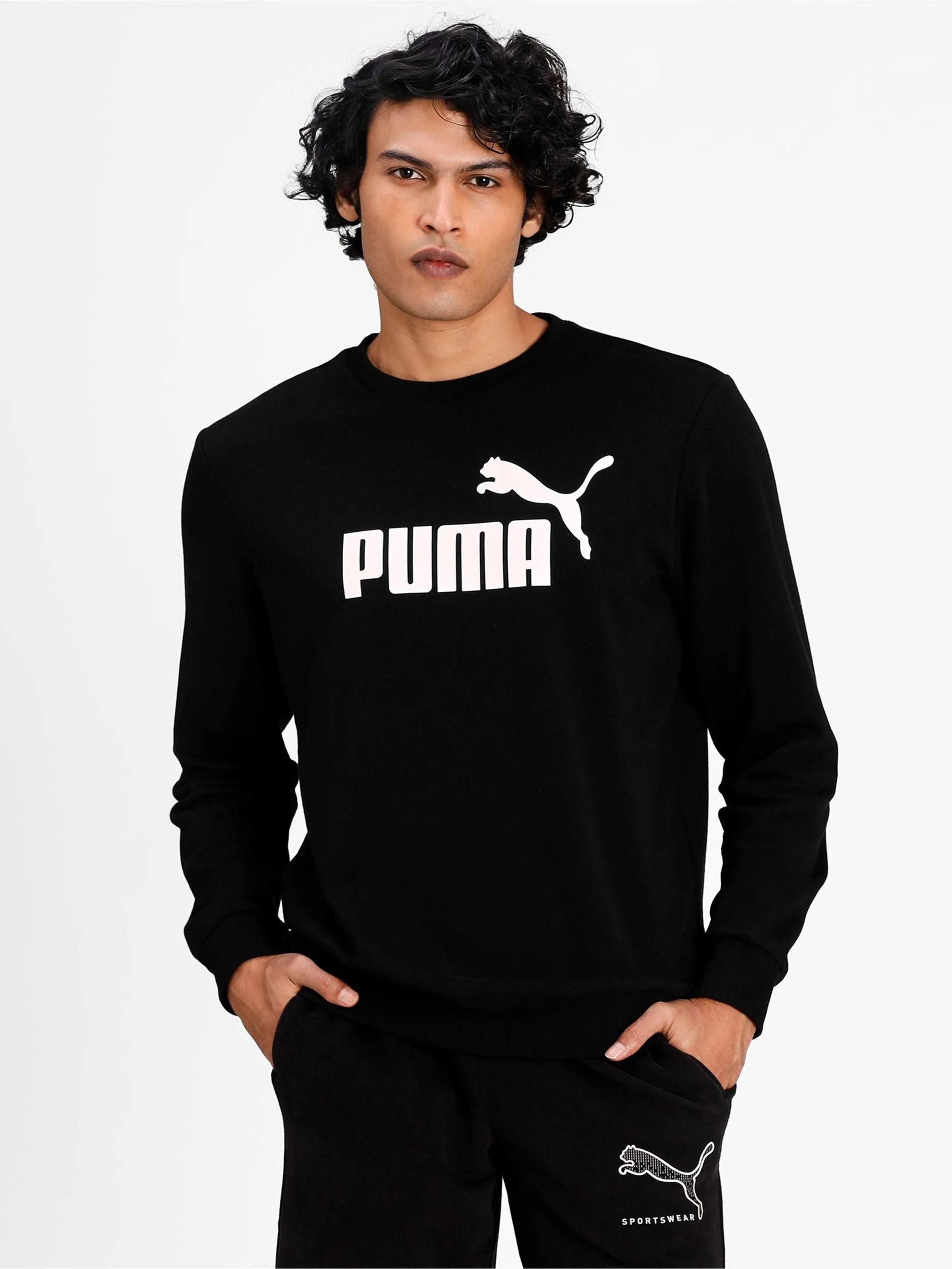 Puma 586680 He-Sweatshirt, Rundhals Schwarz 856657 01 4 Puma 586680 He-Sweatshirt, Rundhals Schwarz 856657 01 4