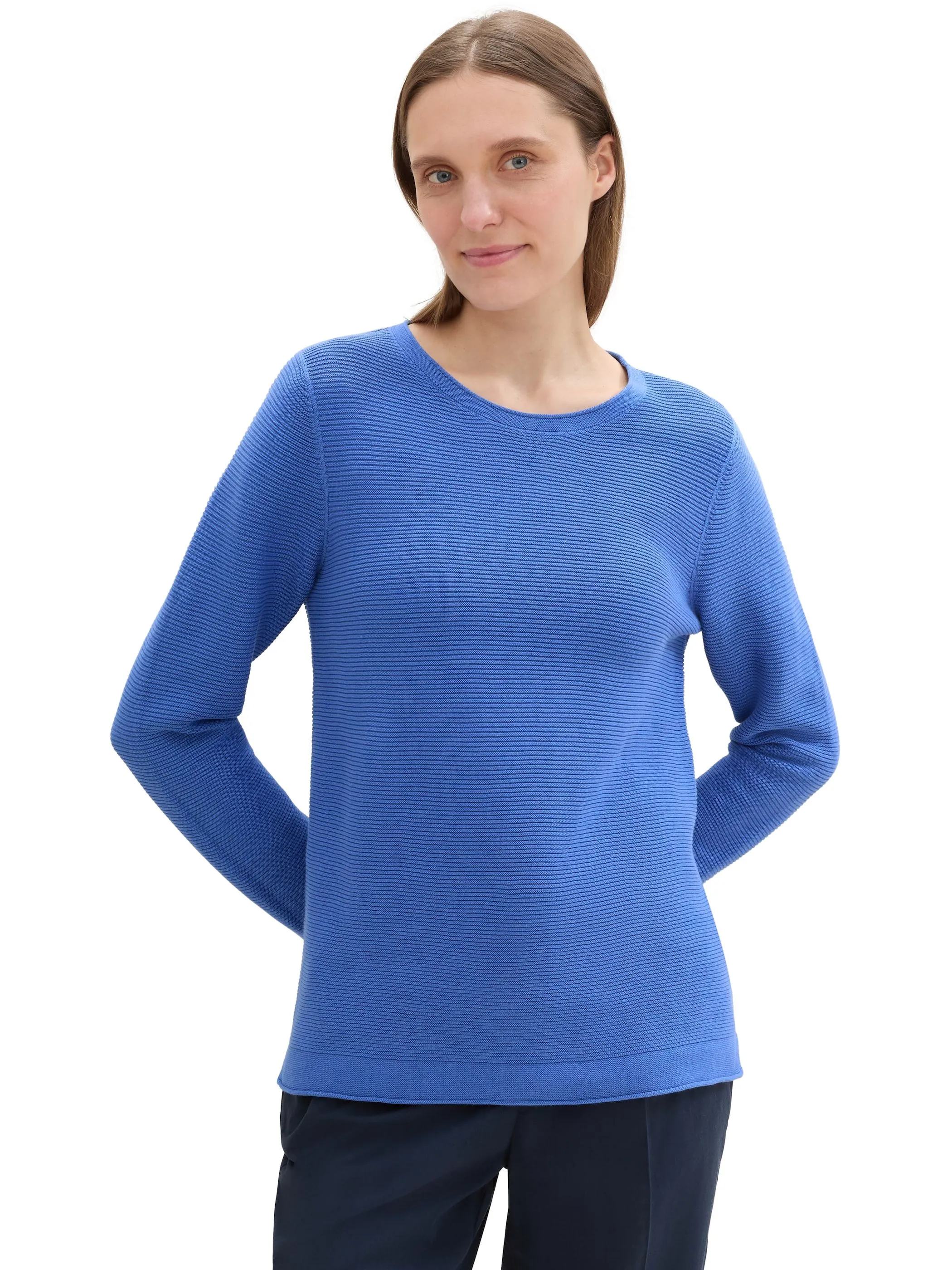 Tom Tailor 1016350 NOS sweater new ottoma Blau 827729 10619