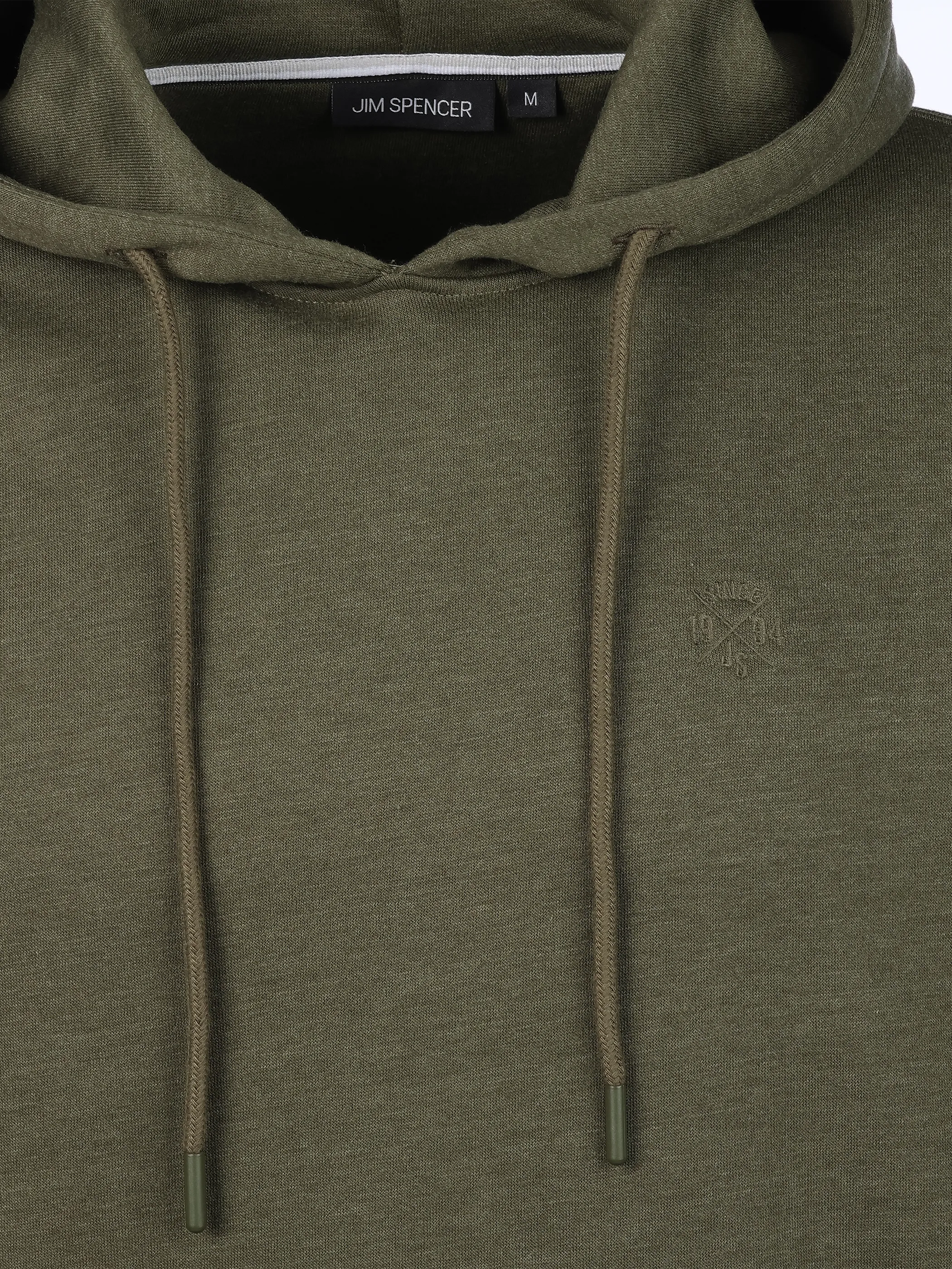 Jim Spencer He. Kapuzensweatshirt kangaroo seasonal Oliv 919311 OLIVE MEL 3