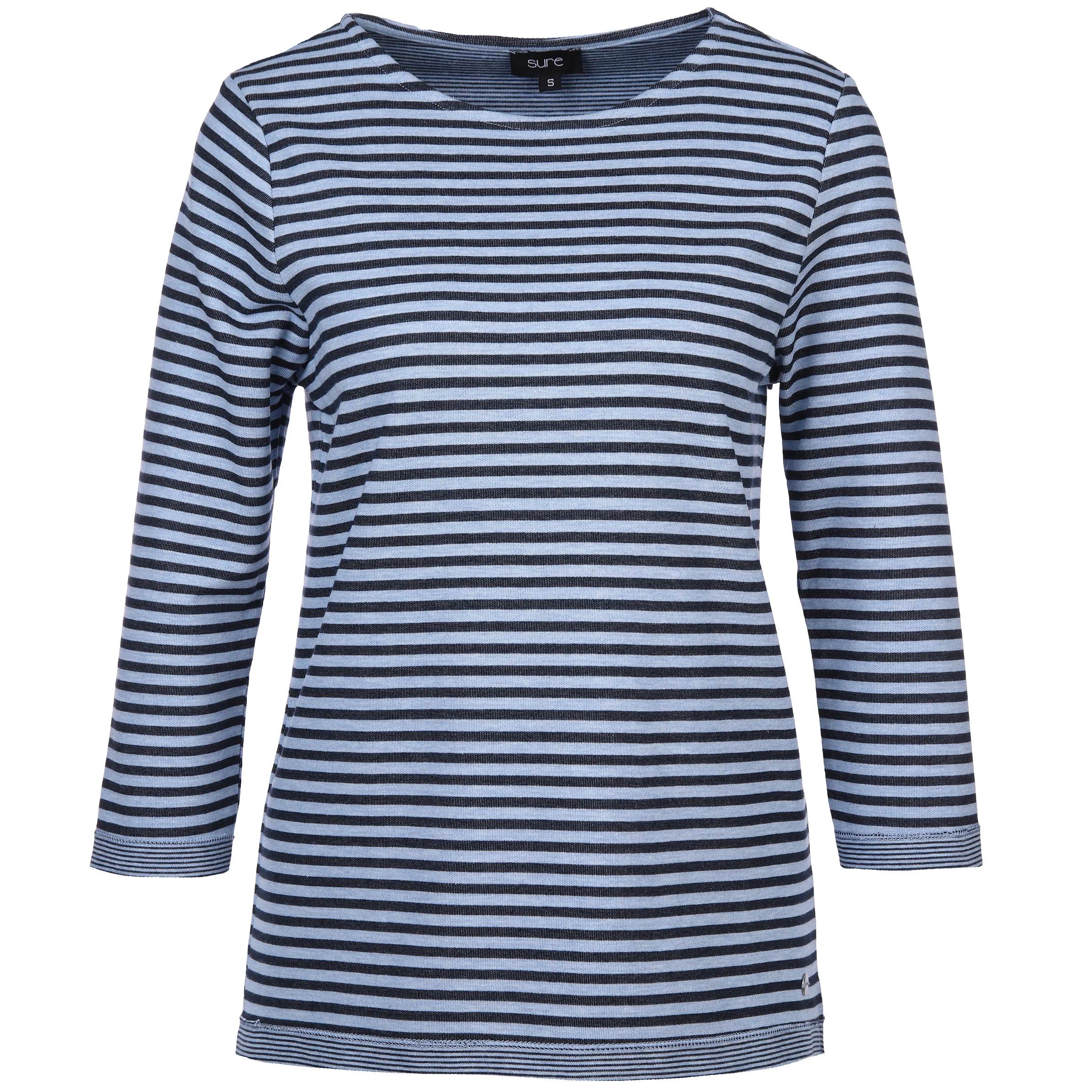Sure Da-Streifenshirt m. 3/4 Arm Marine 881198 NAVY/BLUE 1