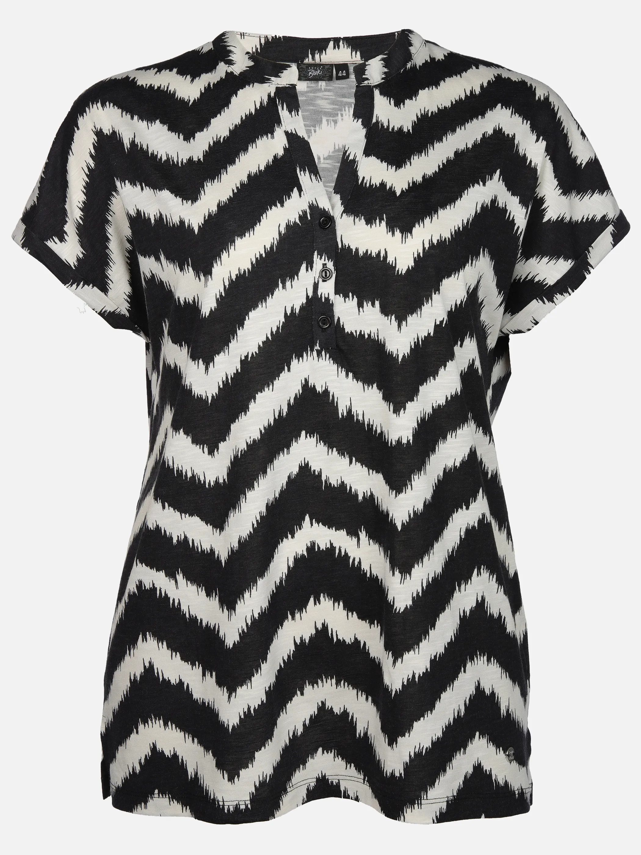 Sonja Blank Da-gr.Gr. T-Shirt 1/2 Arm Schwarz 908842 SW 1 Sonja Blank Da-gr.Gr. T-Shirt 1/2 Arm Schwarz 908842 SW 1