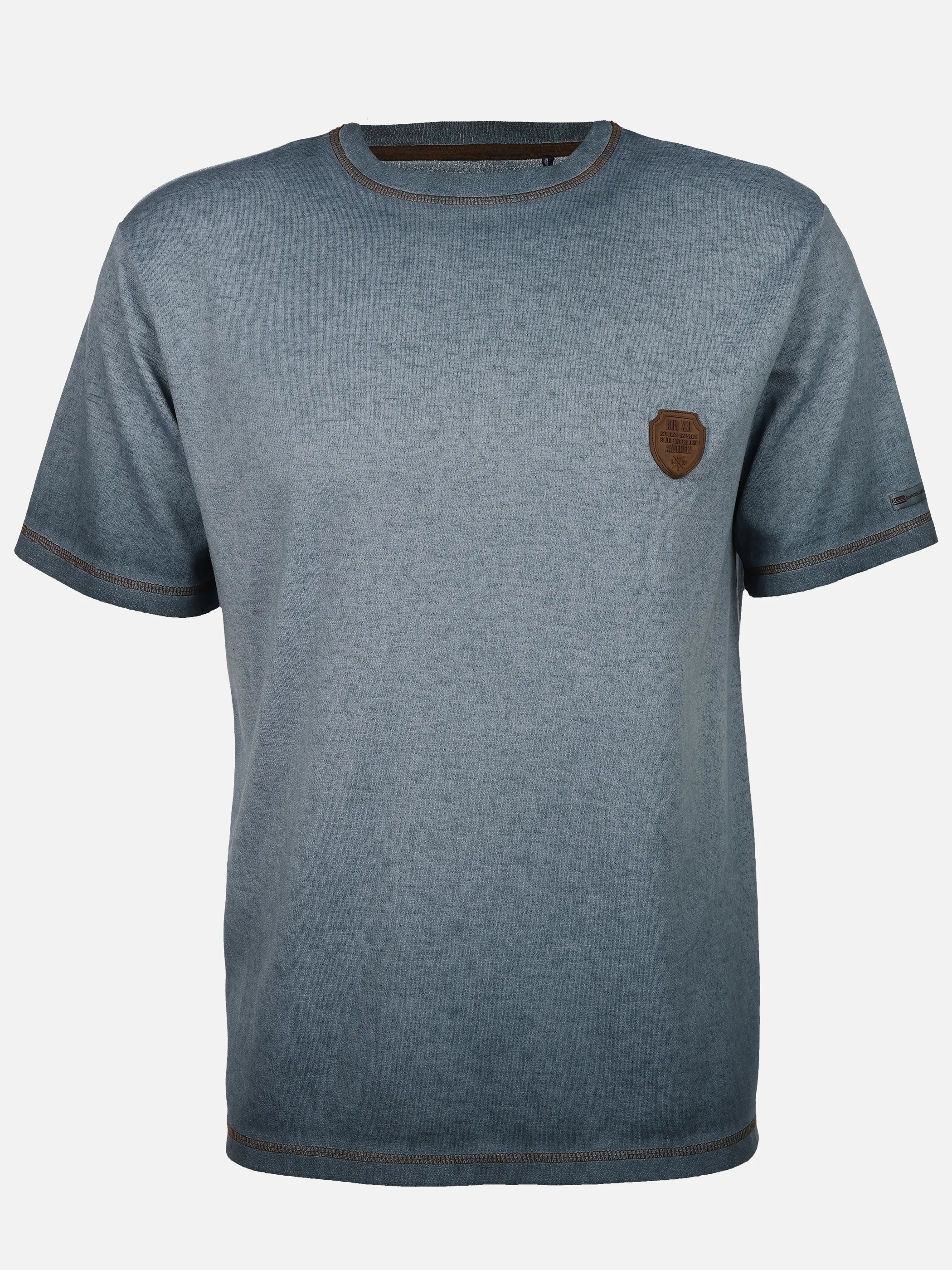 Southern Territory He. T-Shirt 1/2 Arm Struktur Marine 928833 NAVY 1