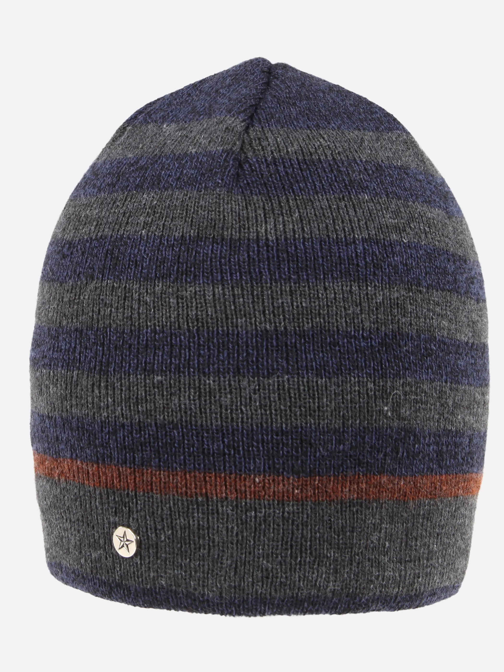 Jim Spencer He-Mütze m. Streifen Blau 930825 BLAU/GRAU 1