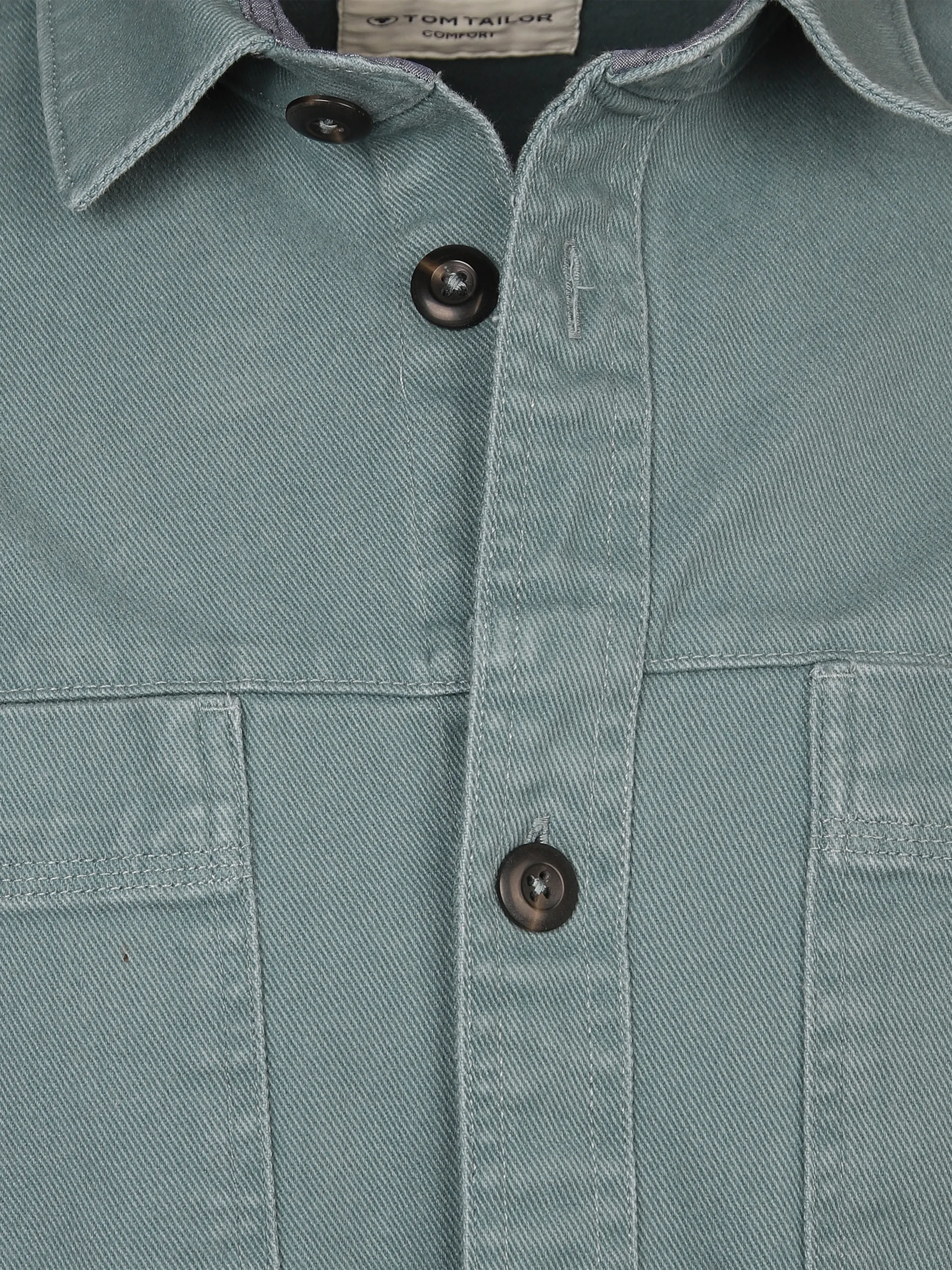 Tom Tailor 1034898 washed overshirt Grün 874954 30105 3 Tom Tailor 1034898 washed overshirt Grün 874954 30105 3
