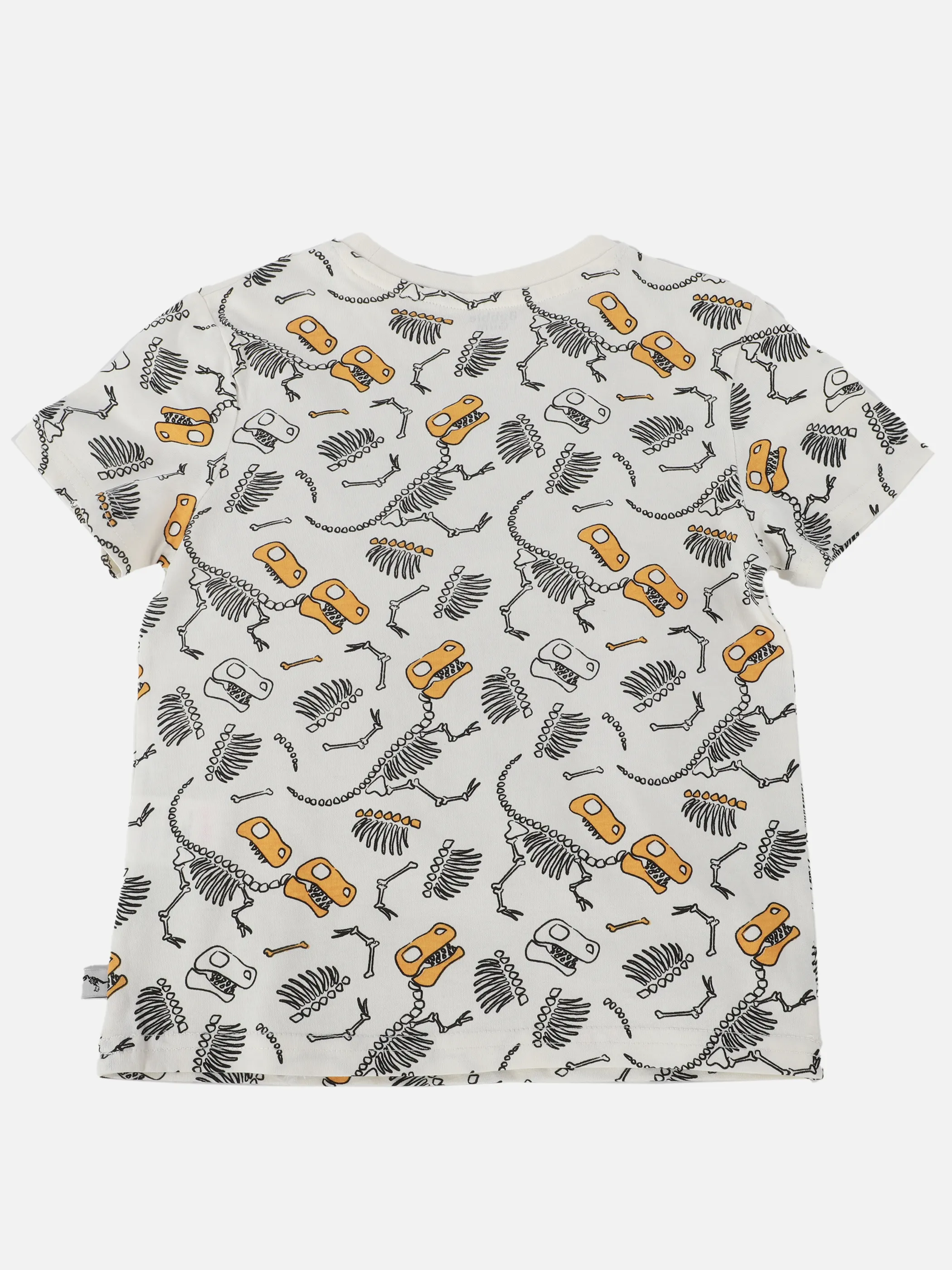 Bubble Gum KJ T-Shirt mit Dino Skeletten AOP in weiß Weiß 906683 WEIß 2