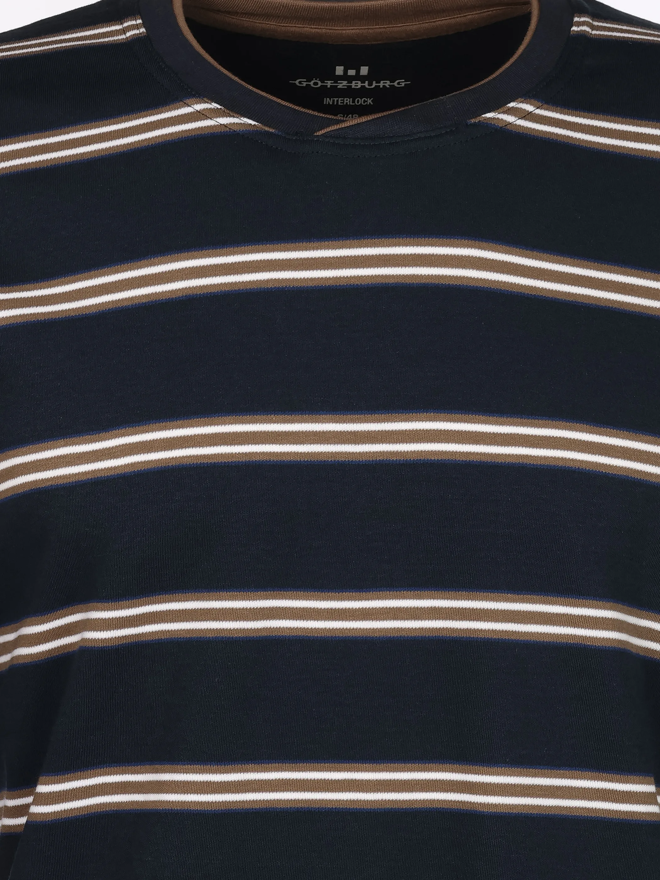 Götzburg 452348/7308 HE-Pyjama, Rundhal Blau 915488 632 3