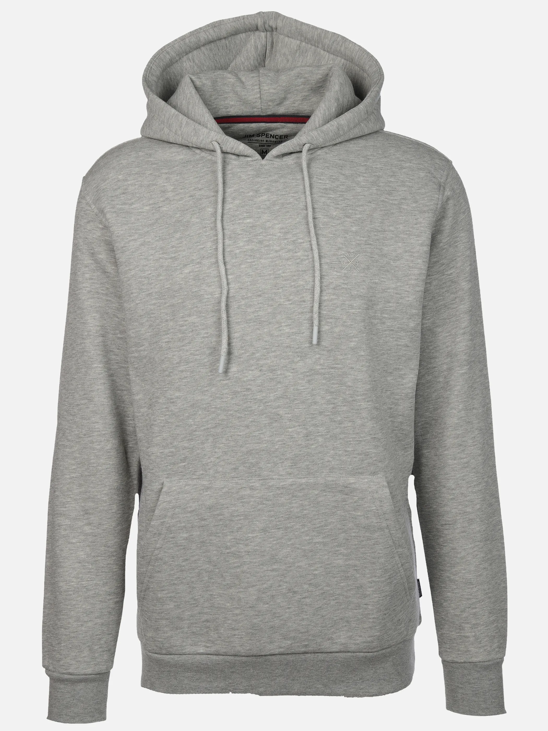 Jim Spencer He. Kapuzensweatshirt uni basic Grau 887925 GREY MEL 1