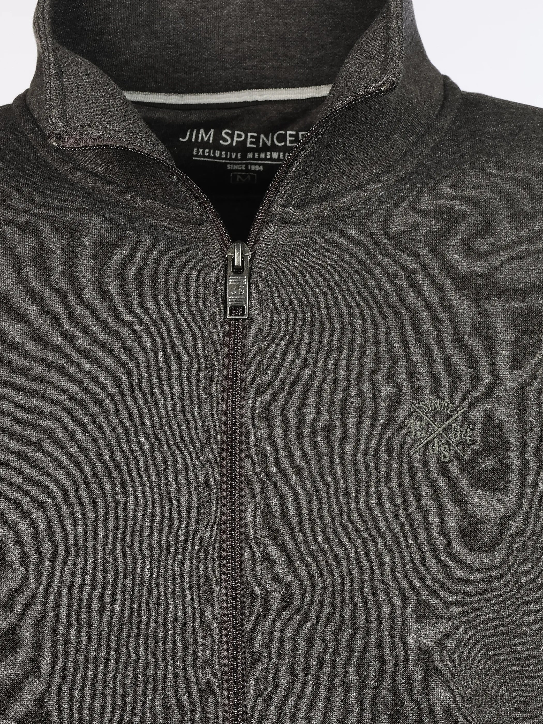 Jim Spencer He. Sweatjacke side pockets Grau 930313 ANTHRA 3