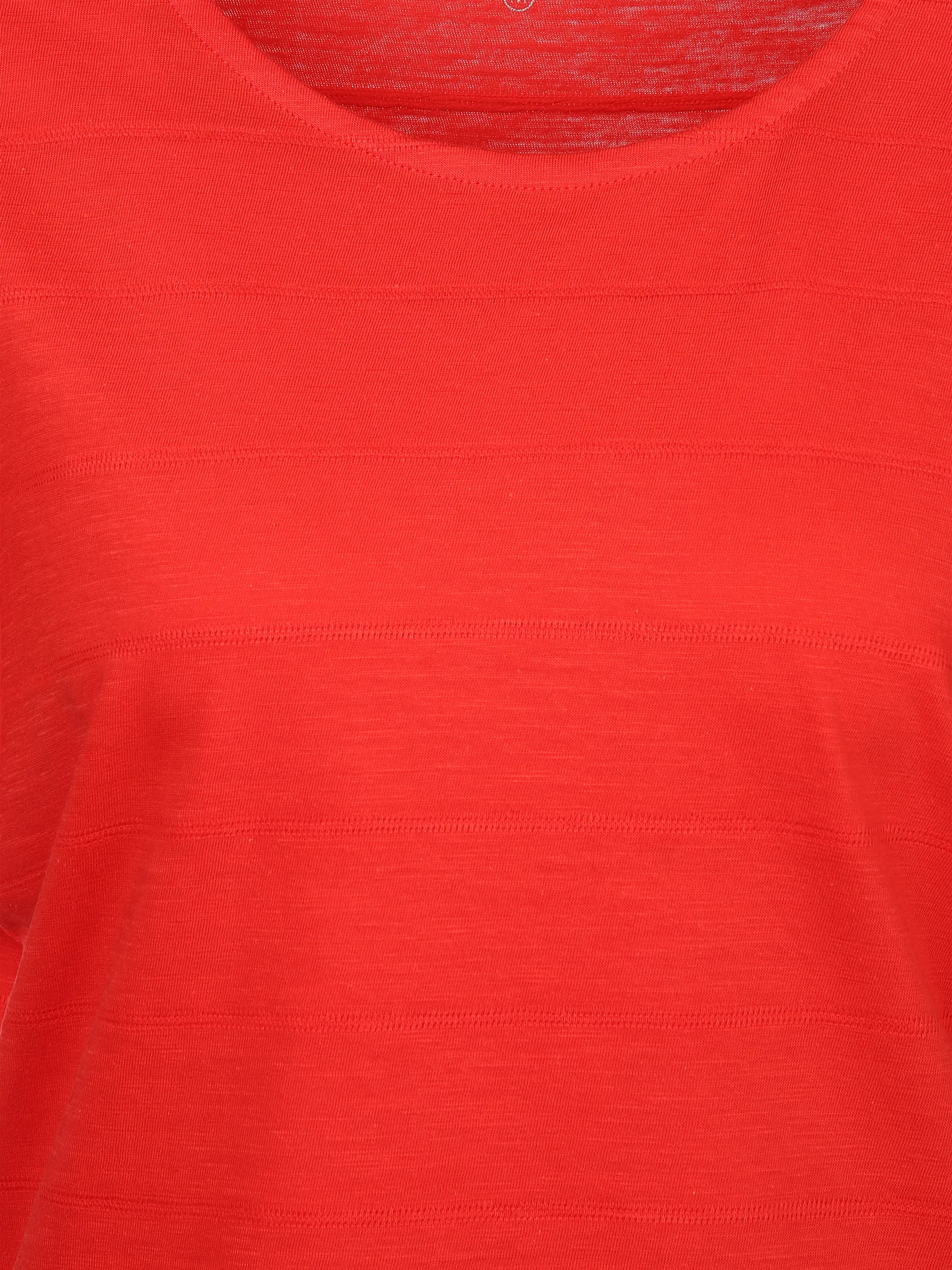Sure Da-Struktur-T-Shirt Rot 889316 TOMATO 3