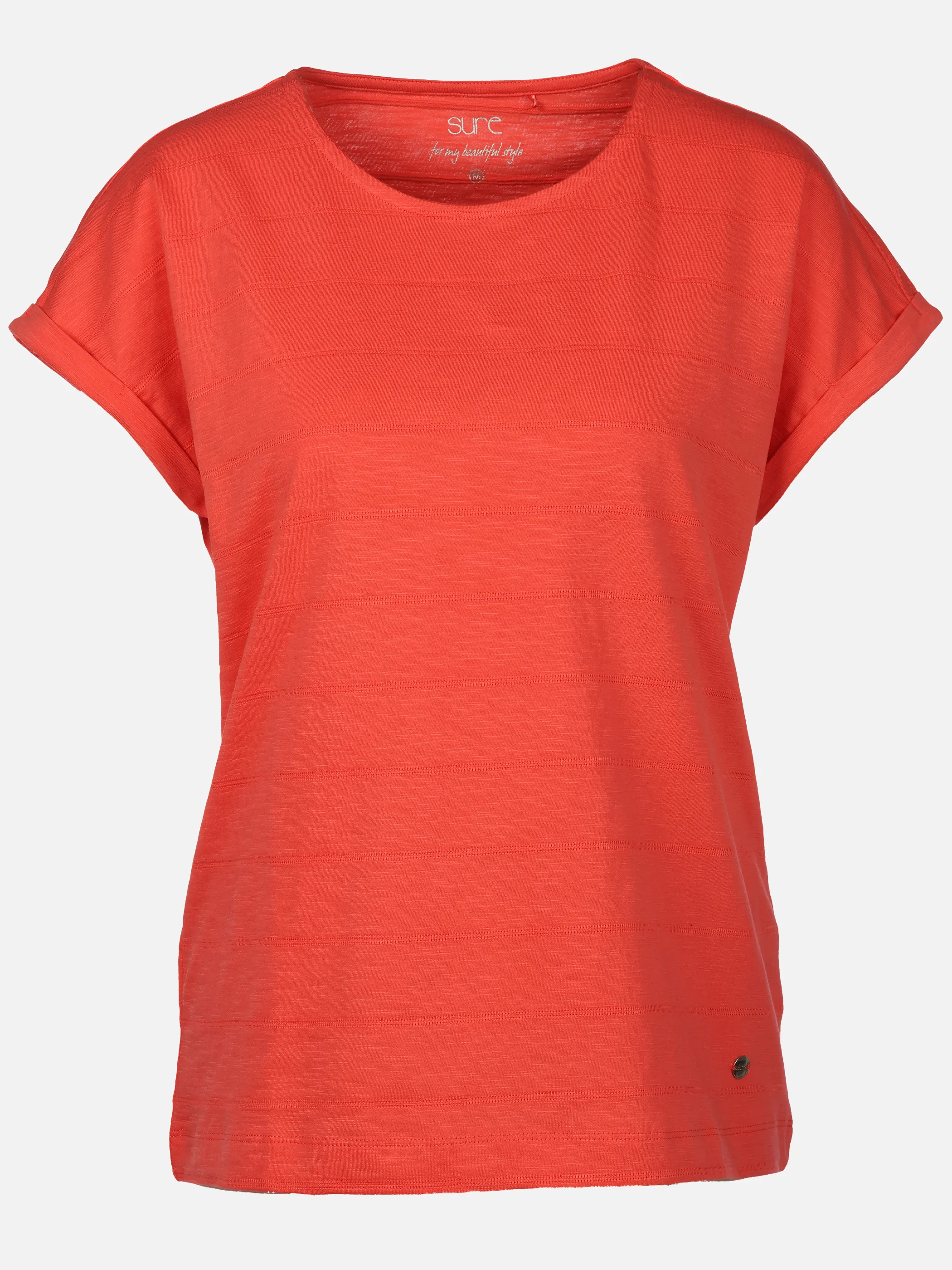 Sure Da-Struktur-T-Shirt Rosa 922011 ROSE 1