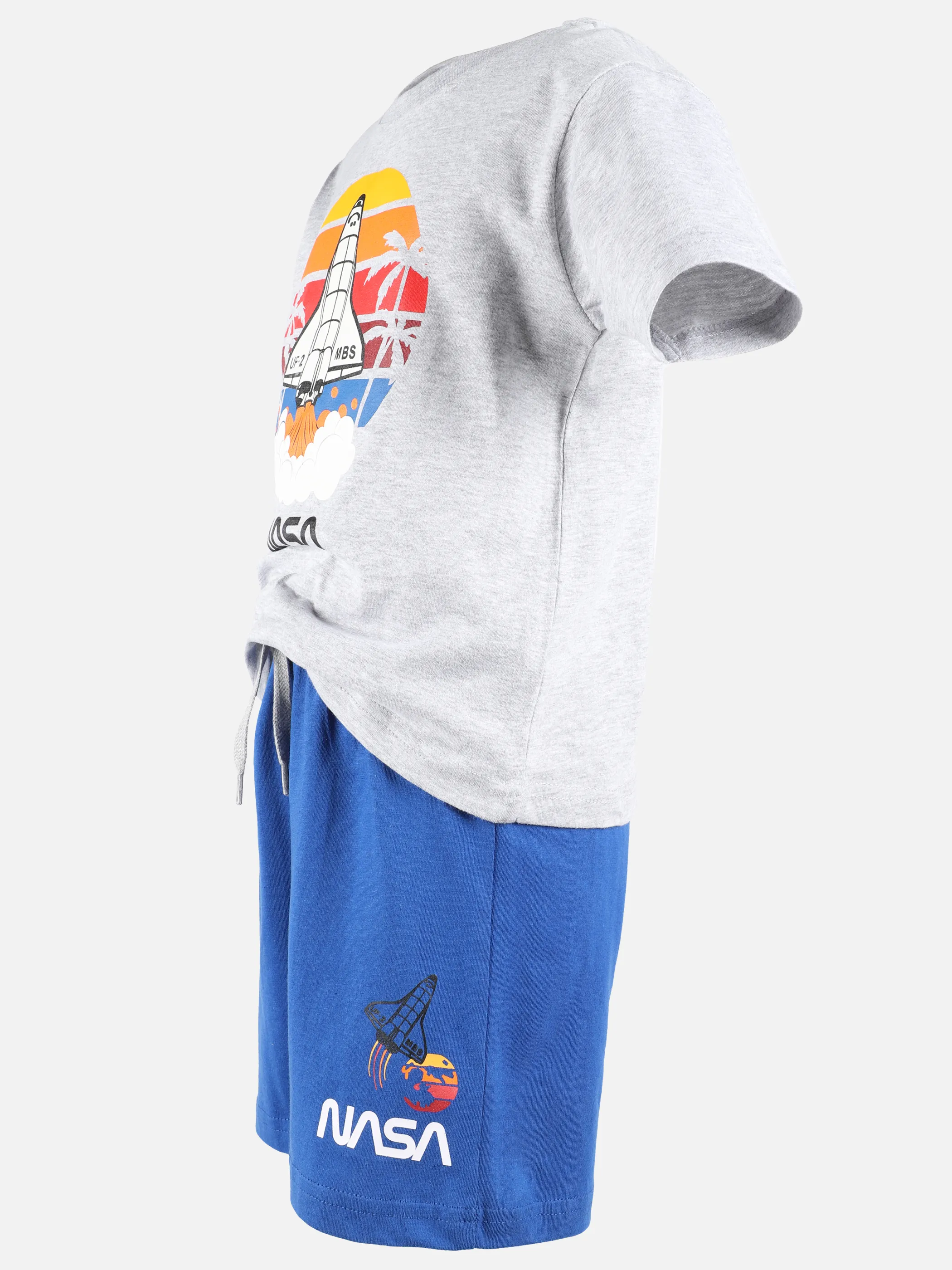 NASA Kn. Shorty Glow in the Dark NA Grau 893390 GR/BL 3