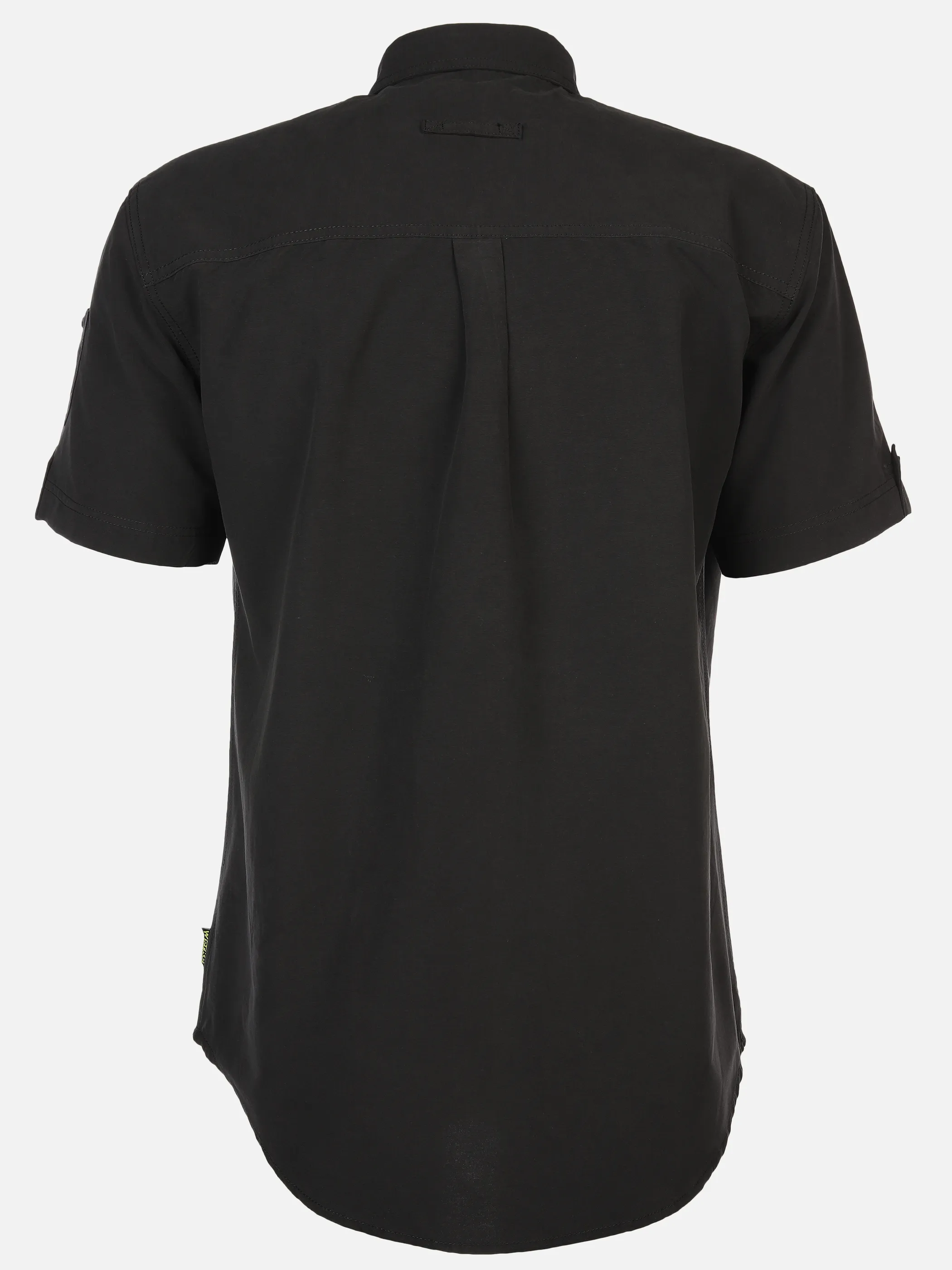 Worker He. Multitaschenhemd 1/2 Arm Schwarz 890485 BLACK 2