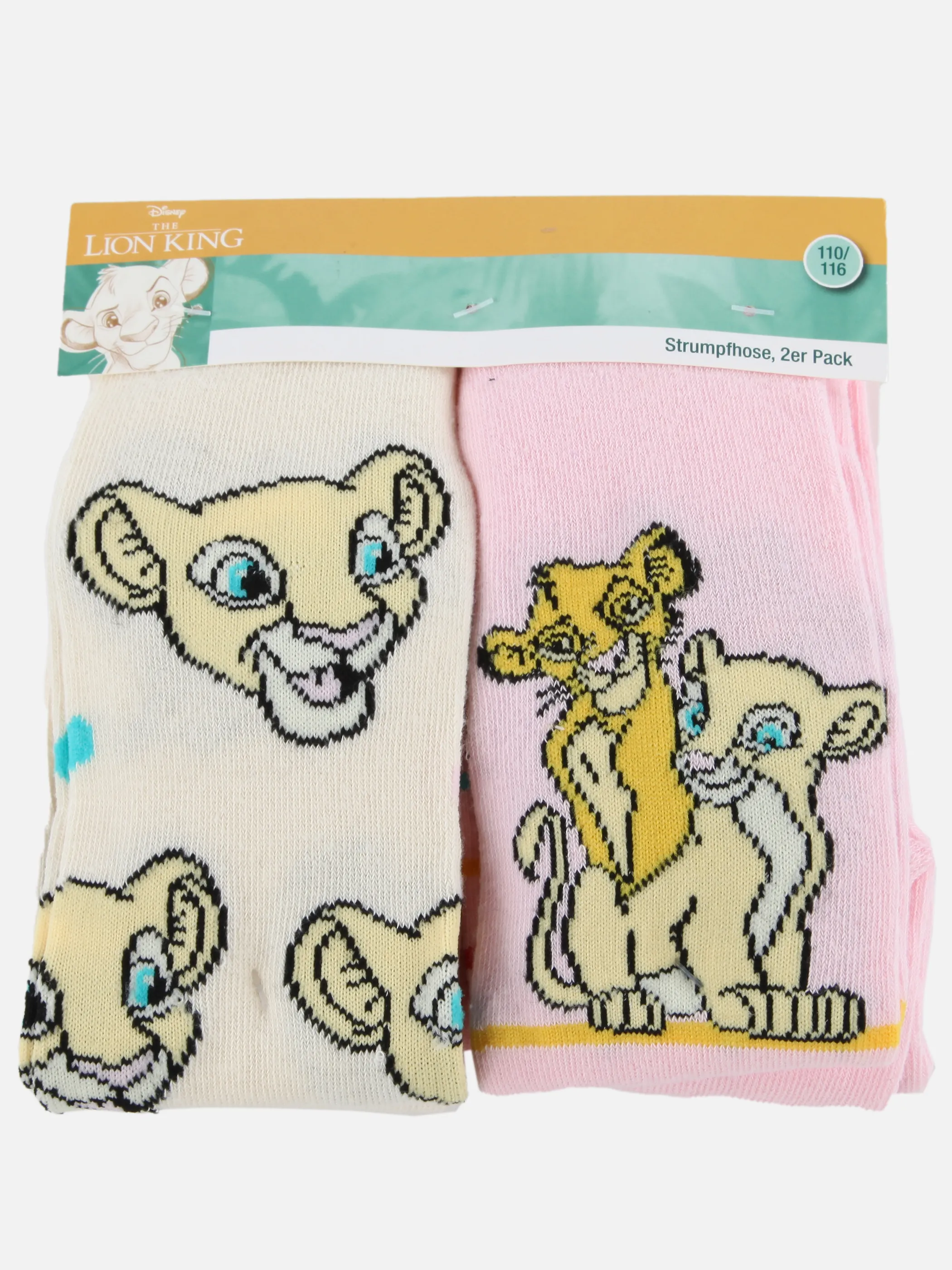 König der Löwen KM Strumpfhose 2er Pack König Rosa 911211 ROSA 1
