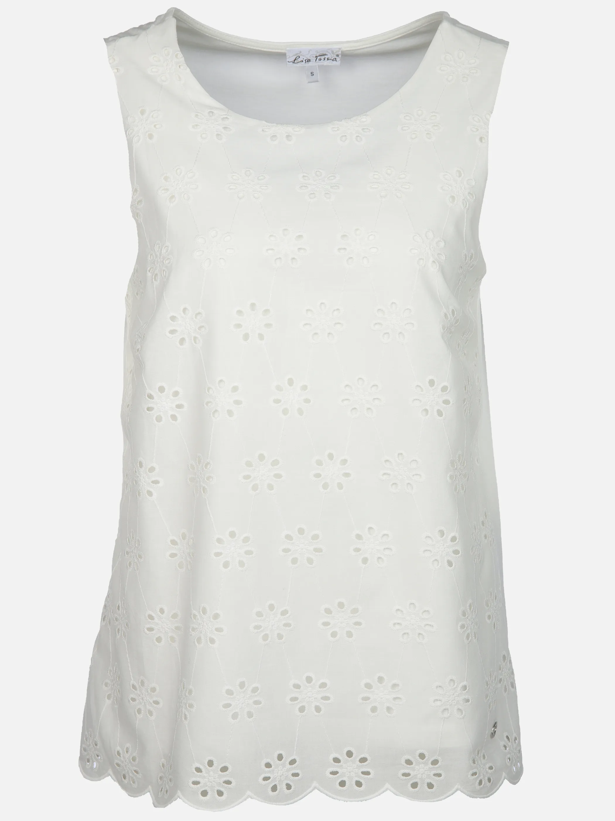 Lisa Tossa Da-Top m. Stickerei Weiß 908747 WHITE 1