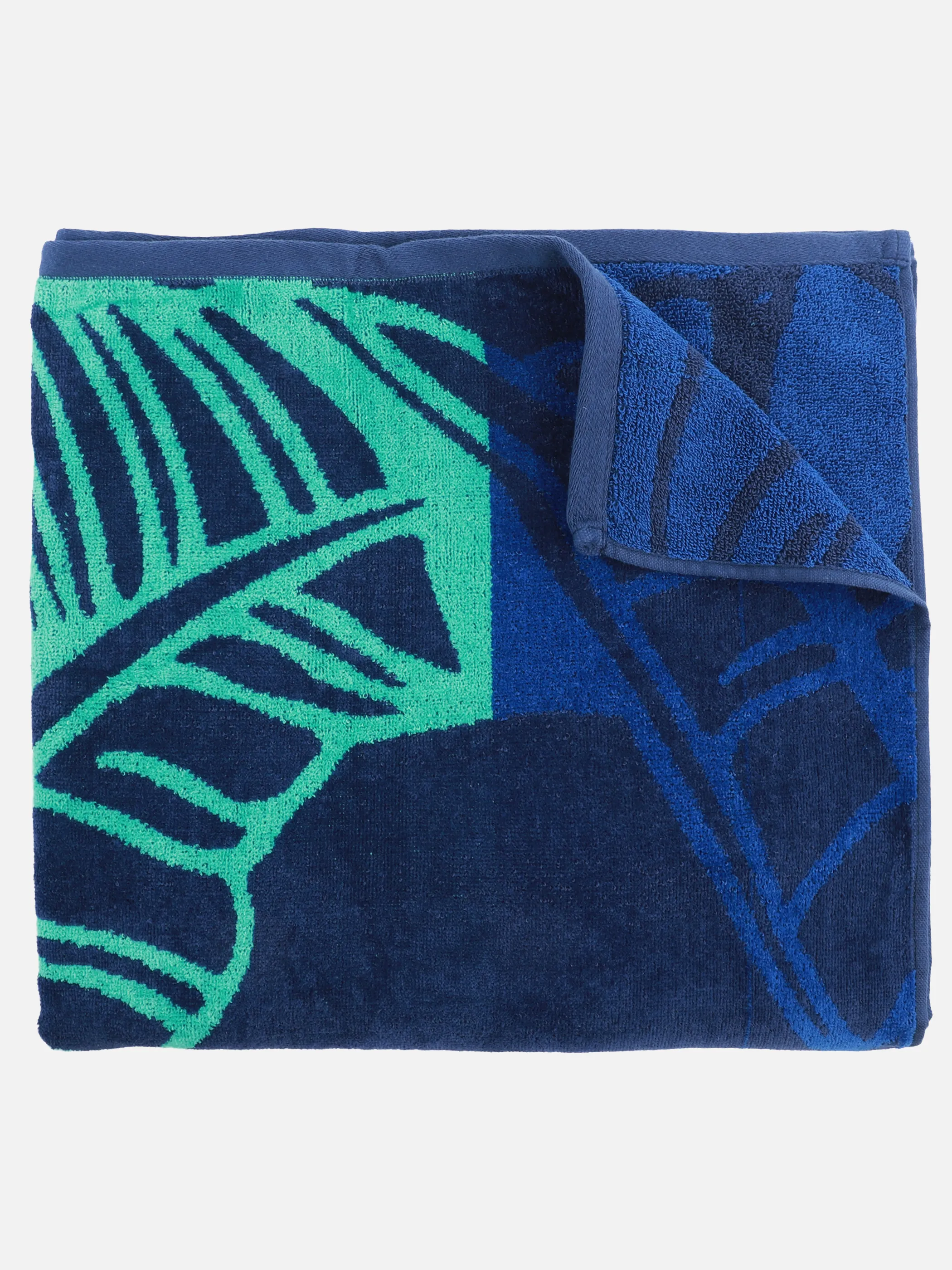 Dream House Strandtuch Blatt Blau 928624 BLAU 2