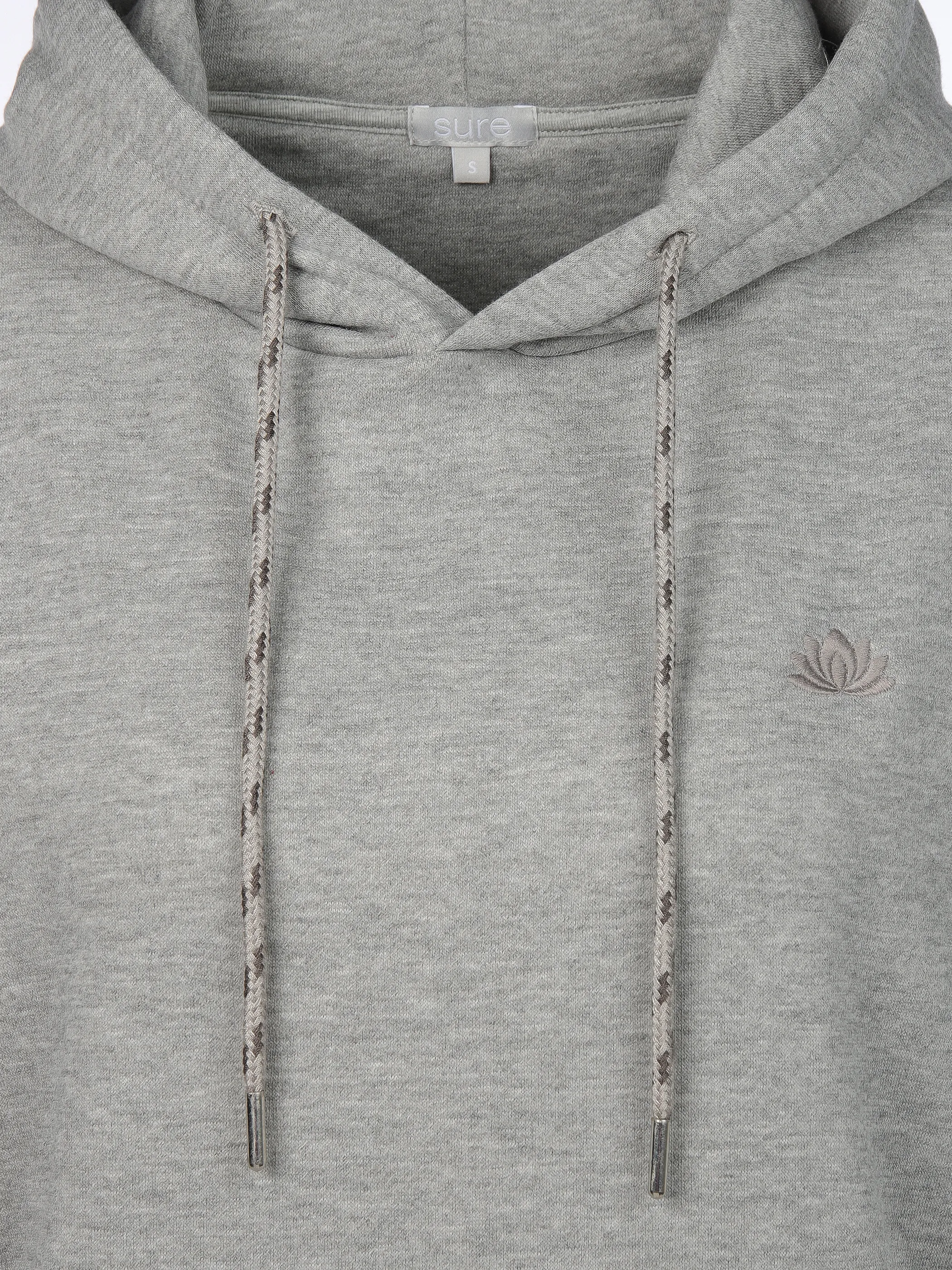 Sure Da-Sweatshirt m. Kapuze Grau 913114 SILVERMEL 3
