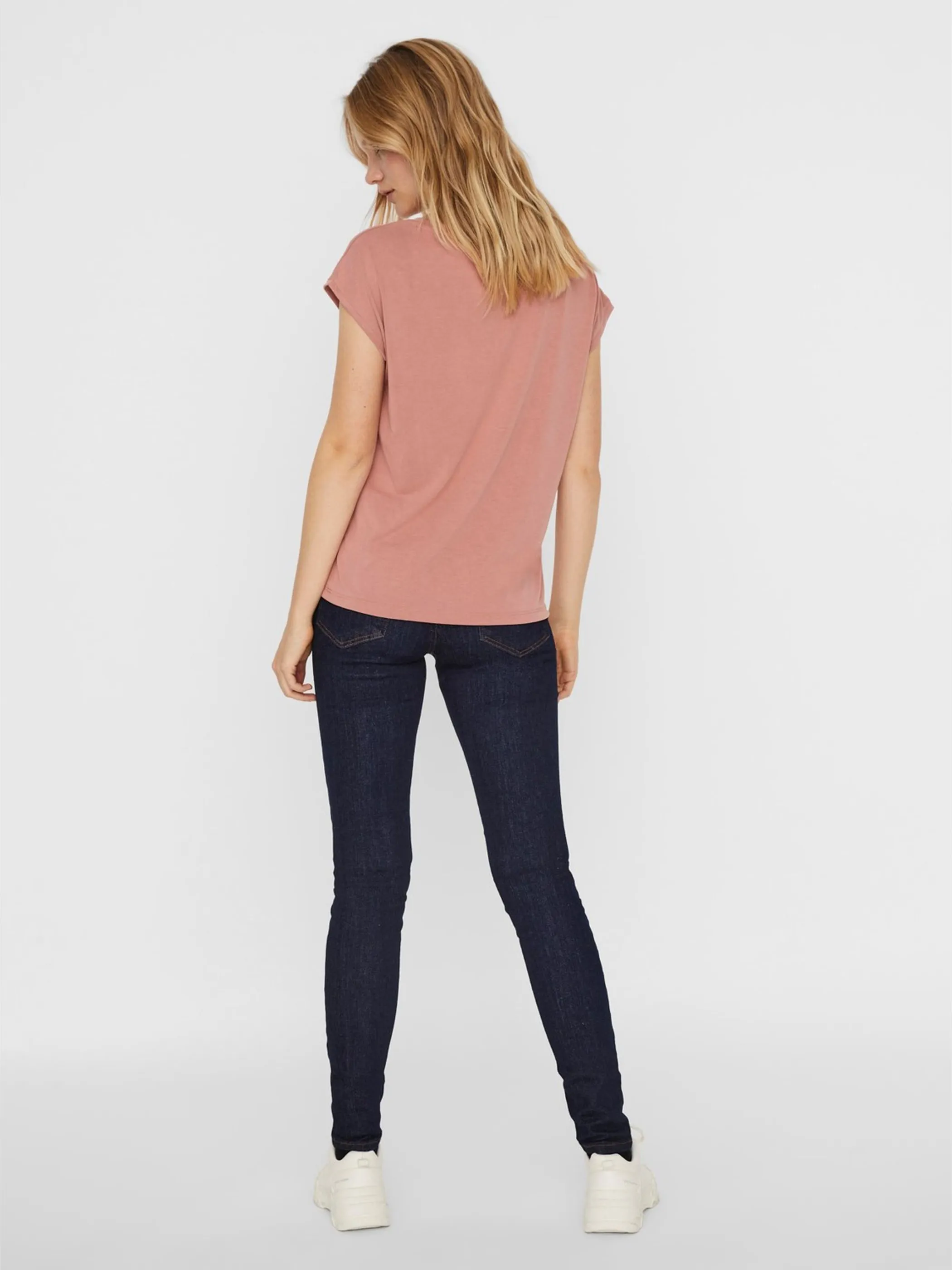 Vero Moda 10247666 VMFILLI SS V-NECK TEE Rosa 852231 217630 3 Vero Moda 10247666 VMFILLI SS V-NECK TEE Rosa 852231 217630 3