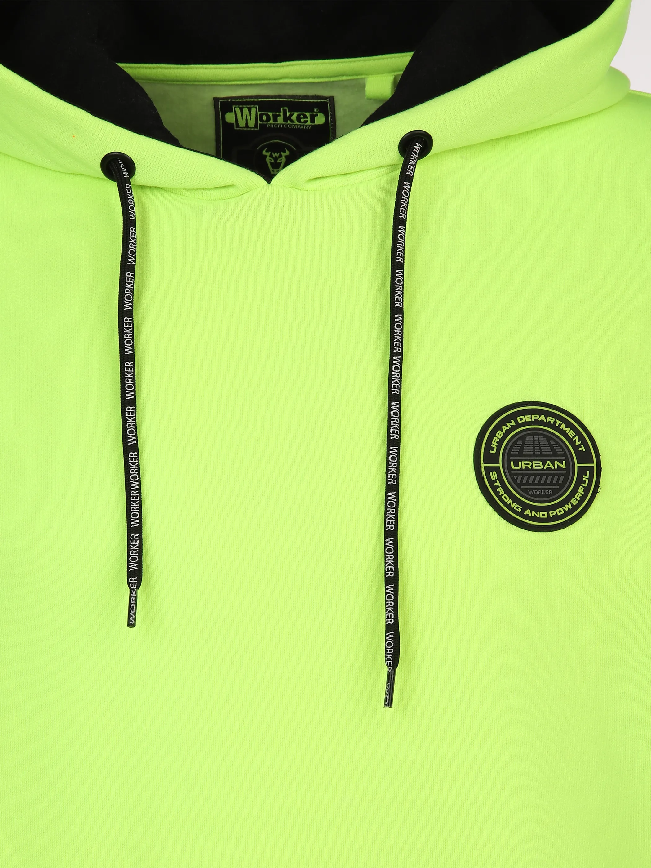 Worker He. Kapuzensweatshirt Gelb 898408 NEON YELLO 3 Worker He. Kapuzensweatshirt Gelb 898408 NEON YELLO 3