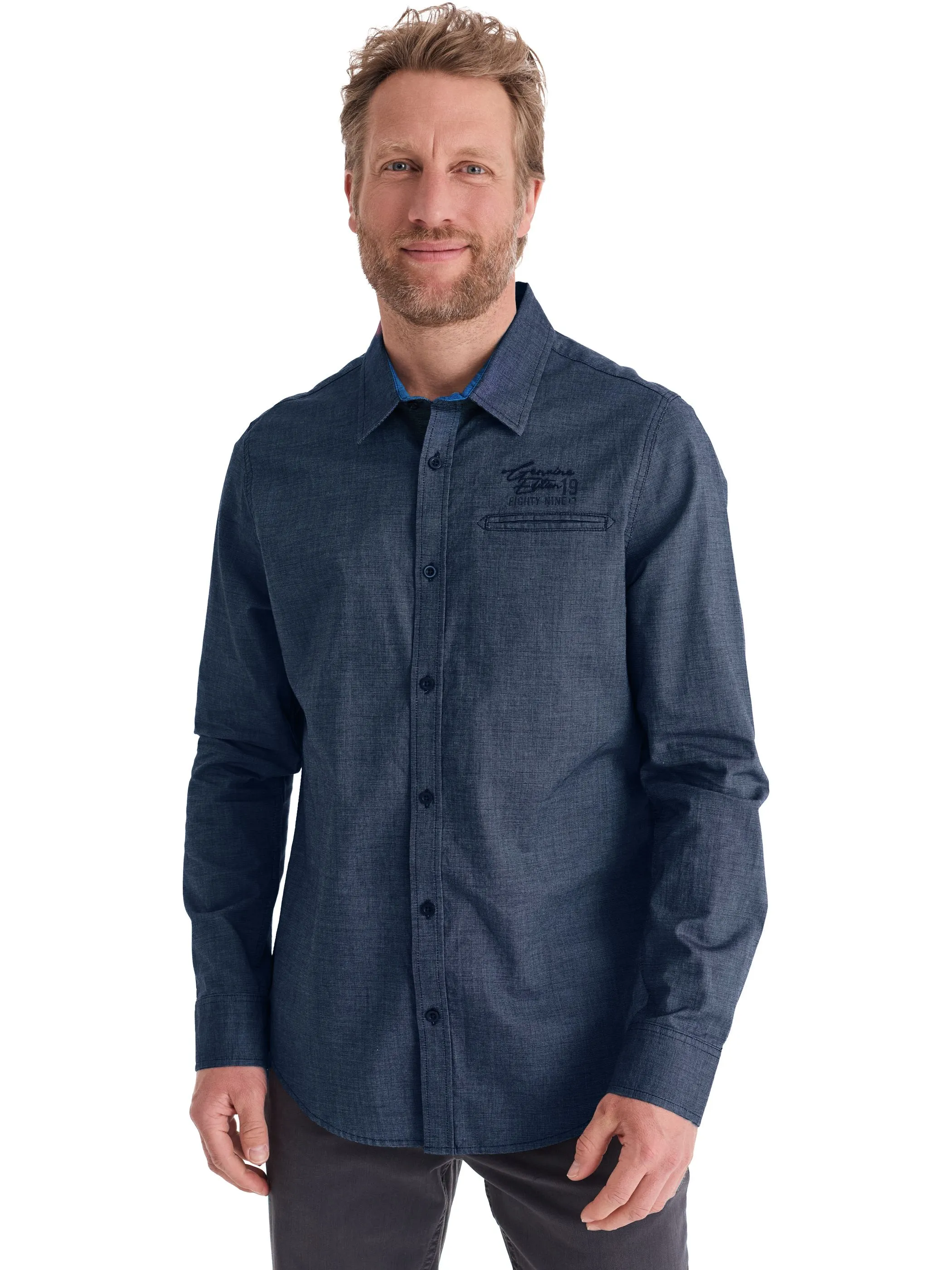 Stooker HAKA 73102270009110 He. Bluse/Hemd, Blau 937259 9110 1