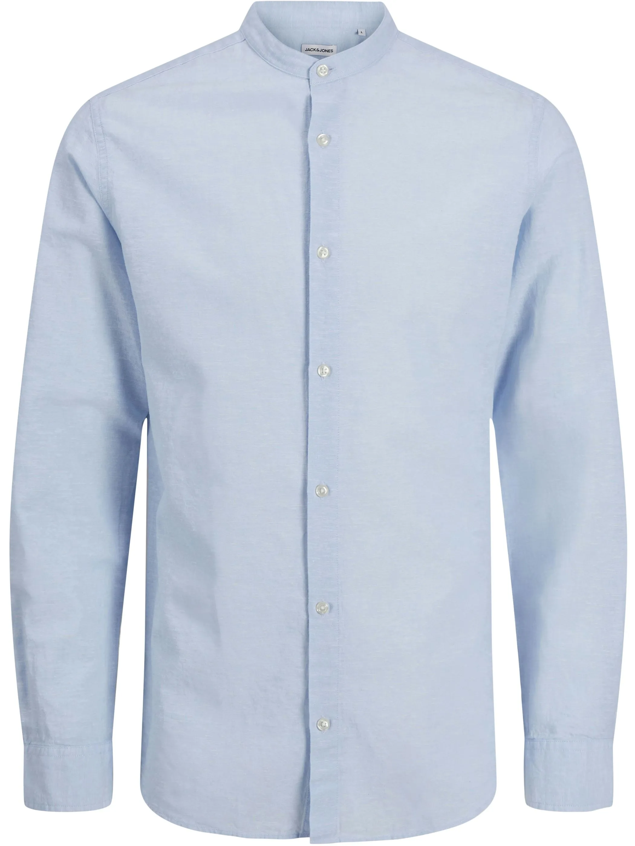 Jack Jones 12268966 JJEBREEZE BAND SHIRT Blau 903406 175780 1