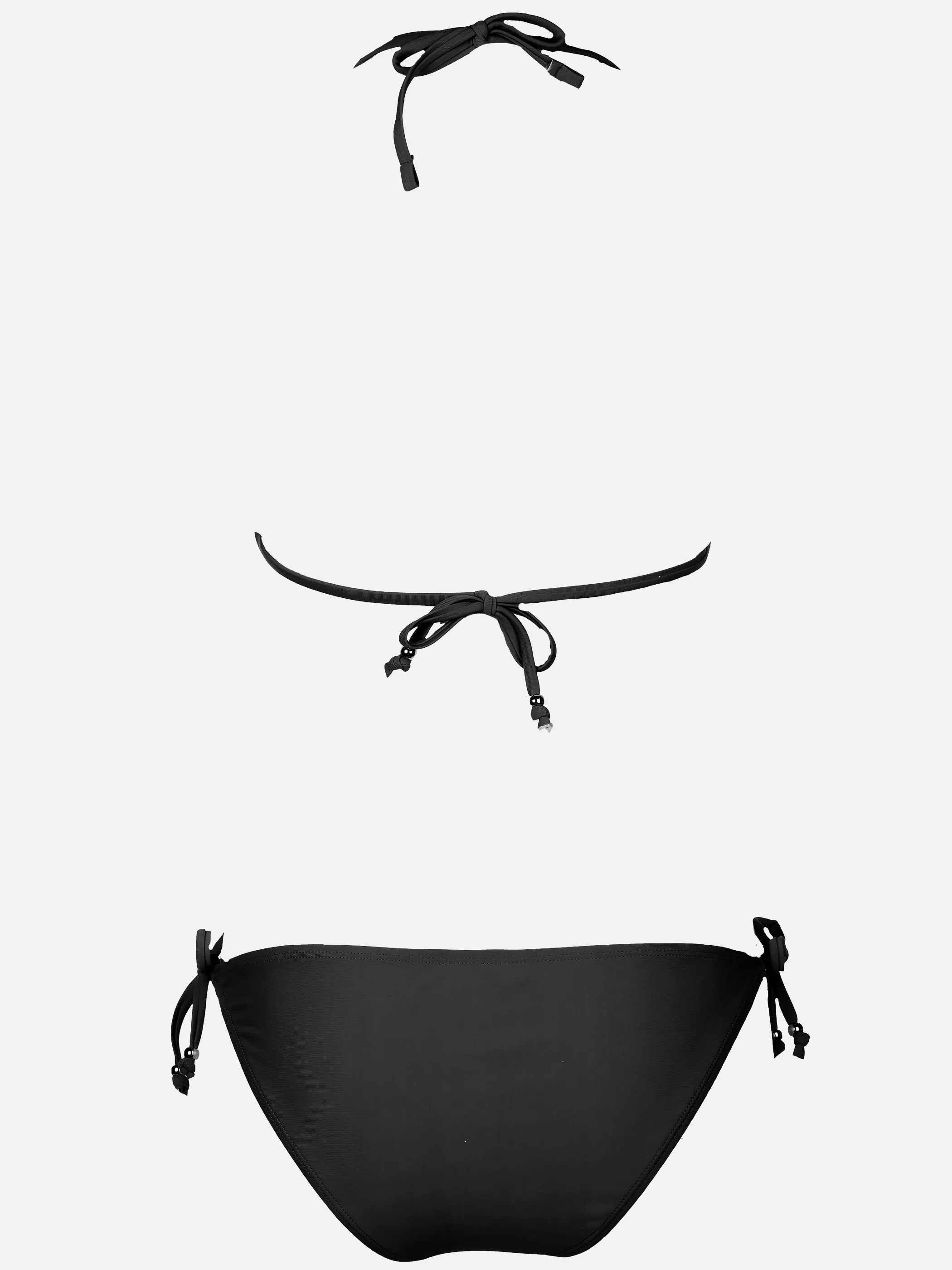 Grinario Sports Da-Bikini Set, Trinagel, m. Perlen Schwarz 923133 SCHWARZ 2