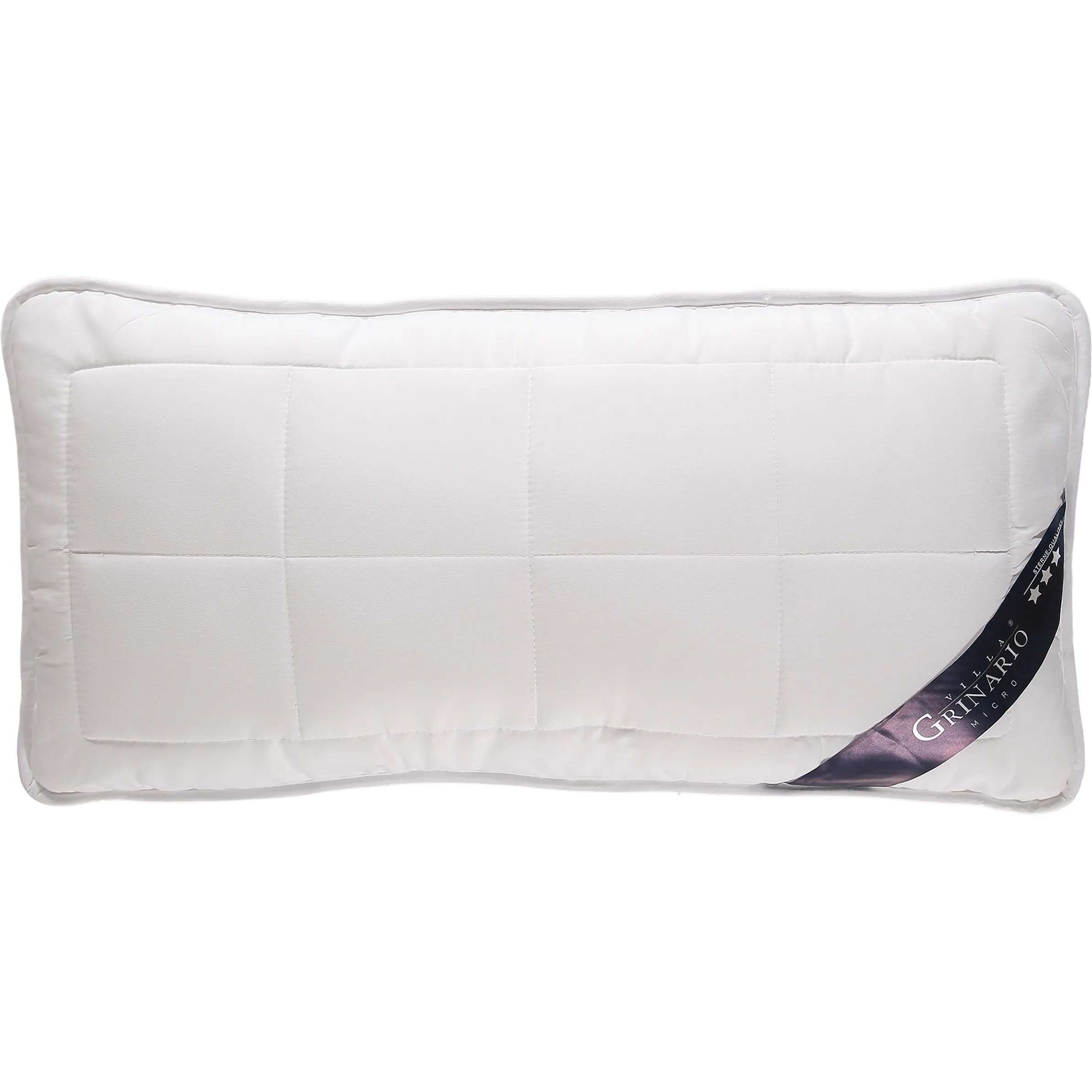 AWG Mode - Nackenkissen mit weichem Microfaser-Bezug 40x80cm | WEIß | 40/80