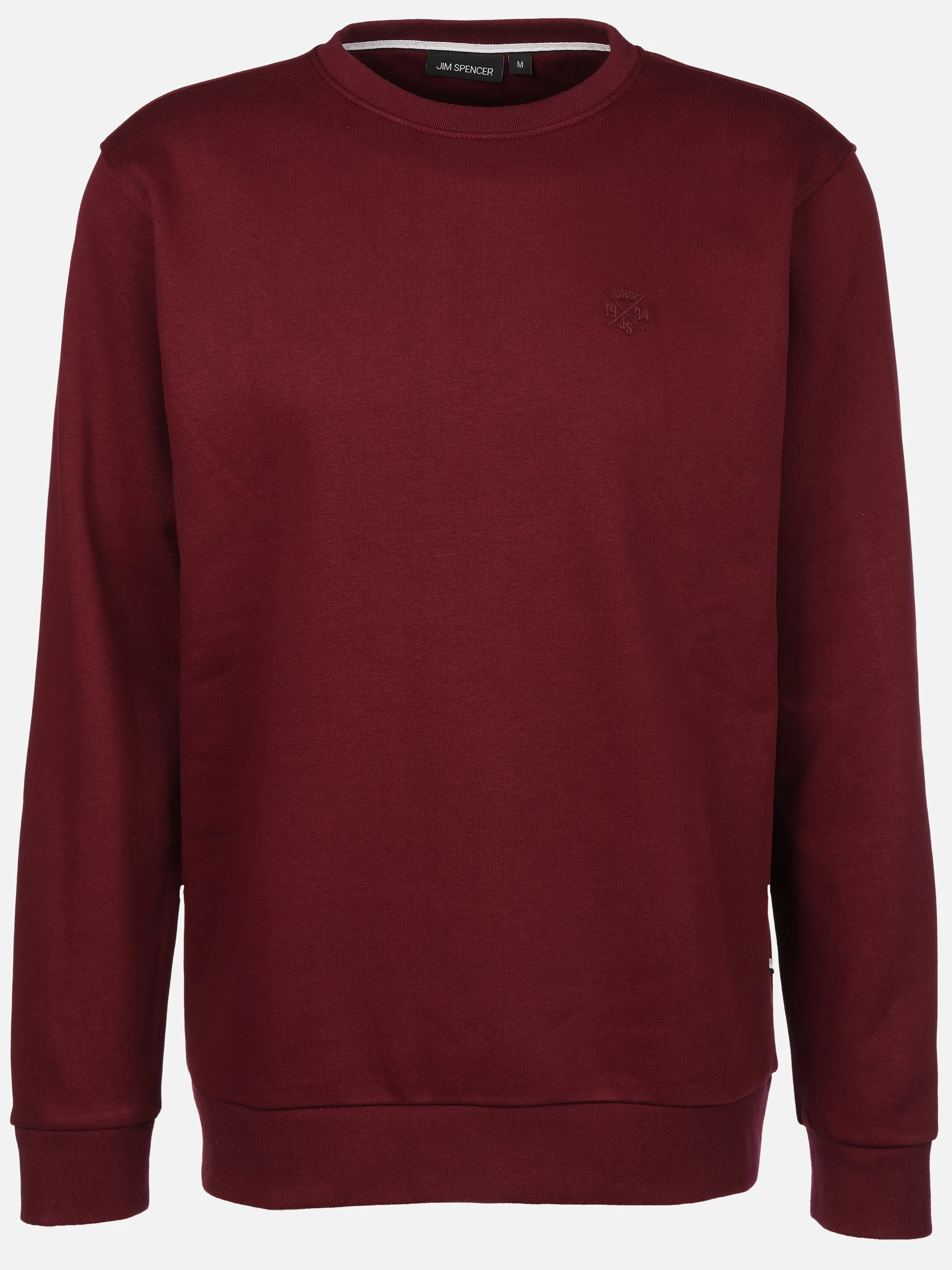 Jim Spencer He. Sweatshirt crewneck Rot 919312 DARK RED 1 Jim Spencer He. Sweatshirt crewneck Rot 919312 DARK RED 1