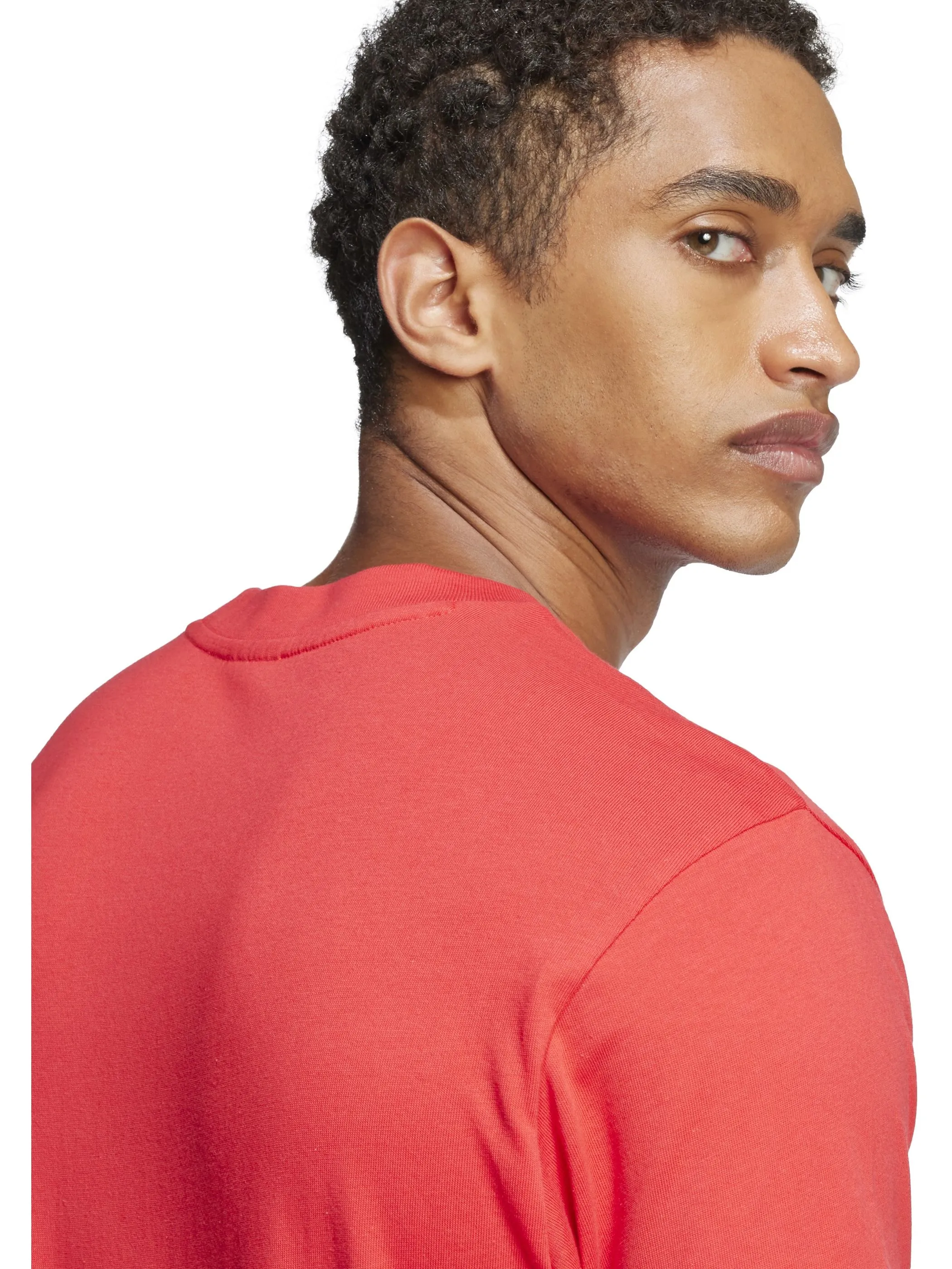 Adidas JE8934 He-TShirt Logo Groß rot Rot 904917 000 Adidas JE8934 He-TShirt Logo Groß rot Rot 904917 000