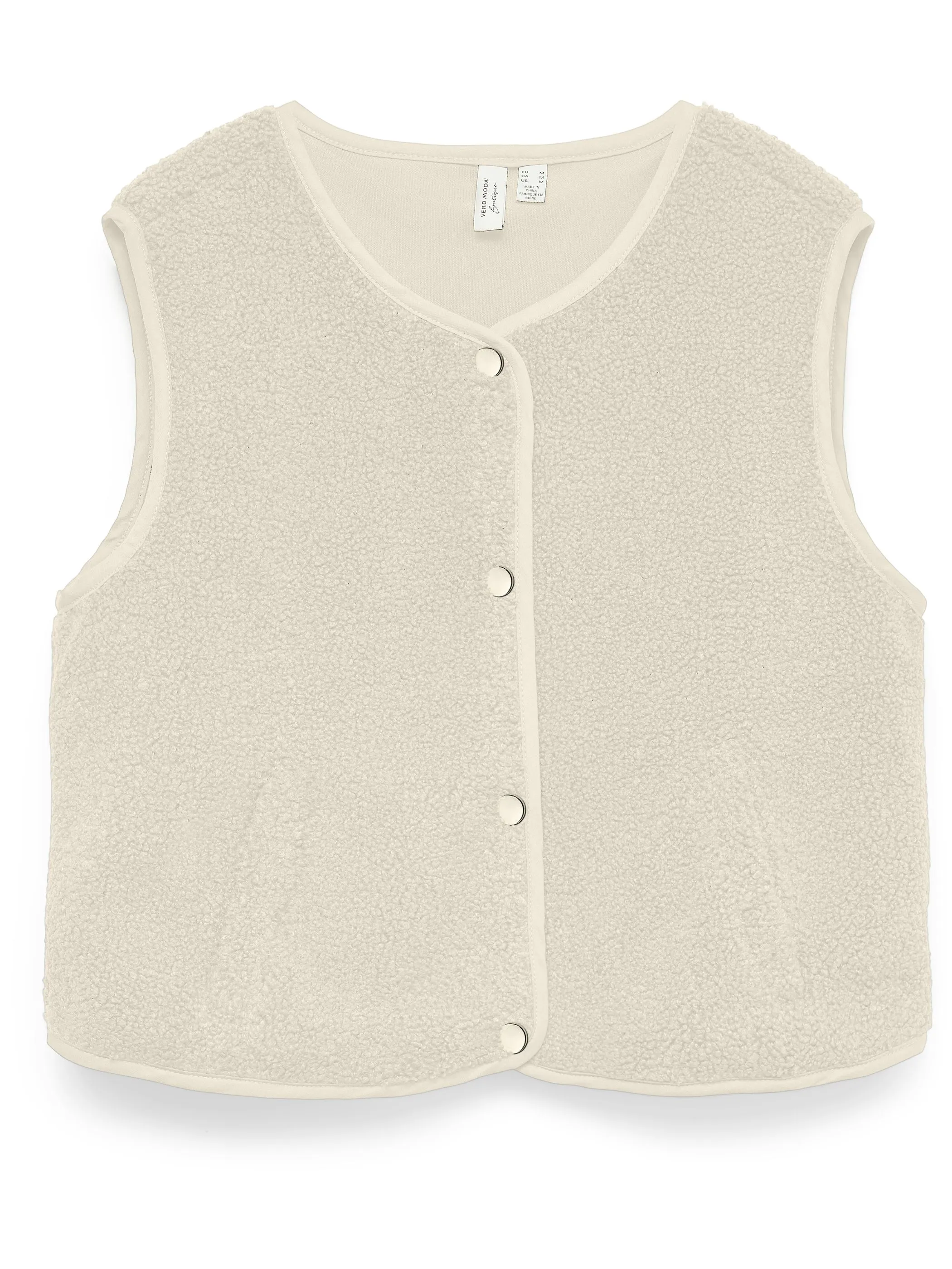 Vero Moda 10337854 VMGILLY SL GILET JRS Beige 915293 222913 1