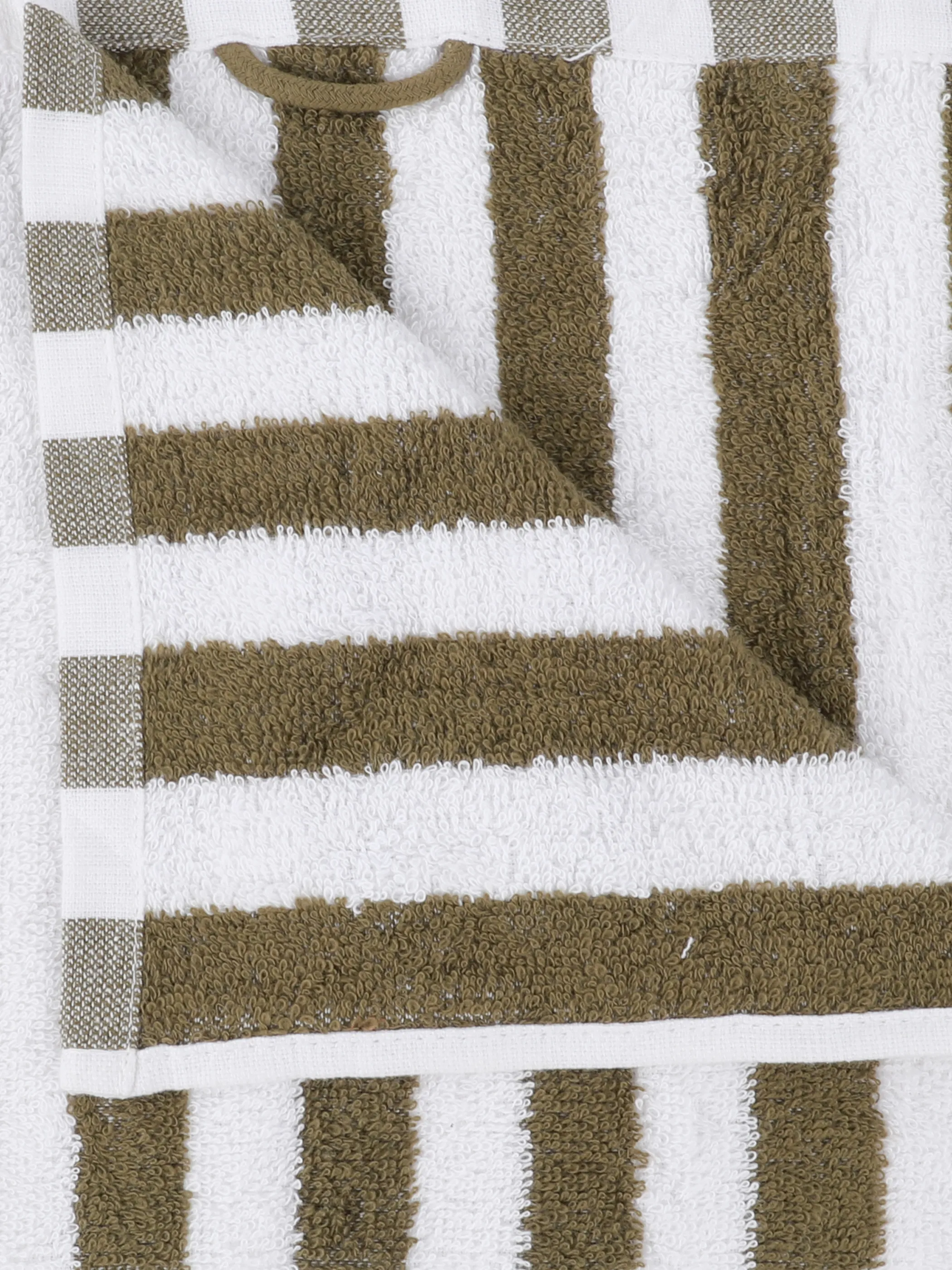 Dream House Handtuch gestreift 50x90 Grün 919673 MOSS 2