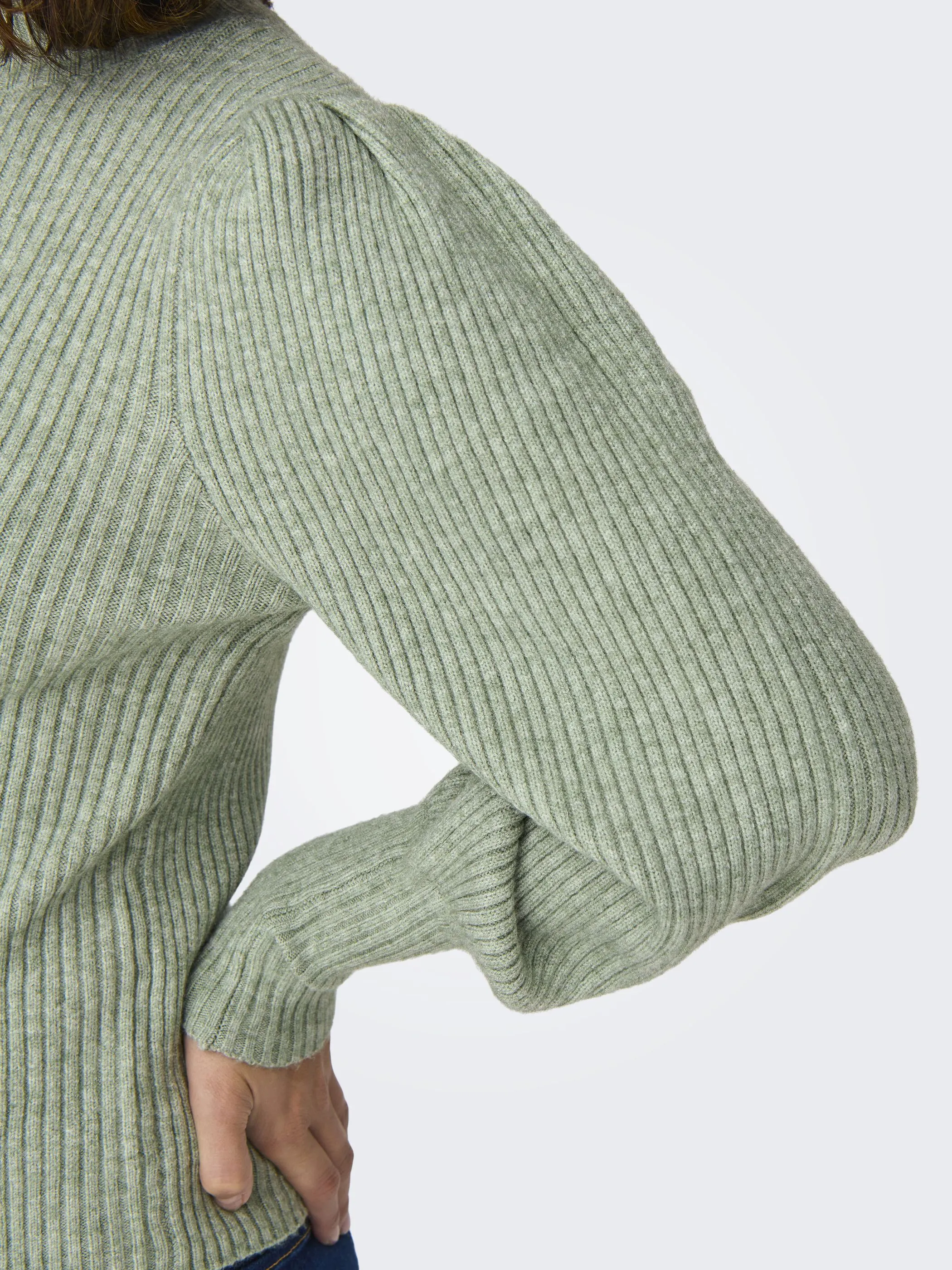 Only 15232494 ONLKATIA L/S HIGHNECK Grün 855061 180053001 3